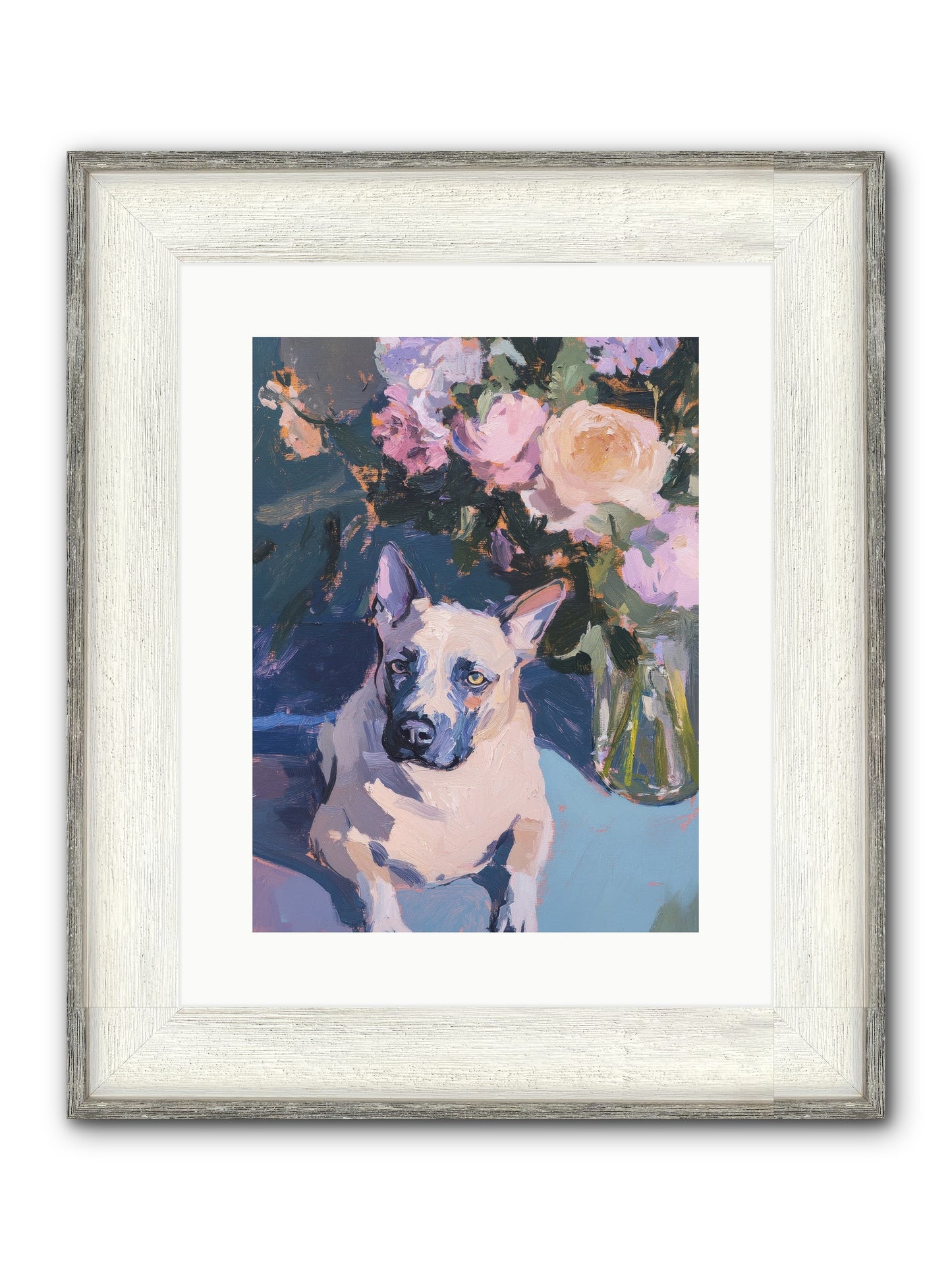 Sweet Little Rascal Framed Print - Driftwood White 12x16