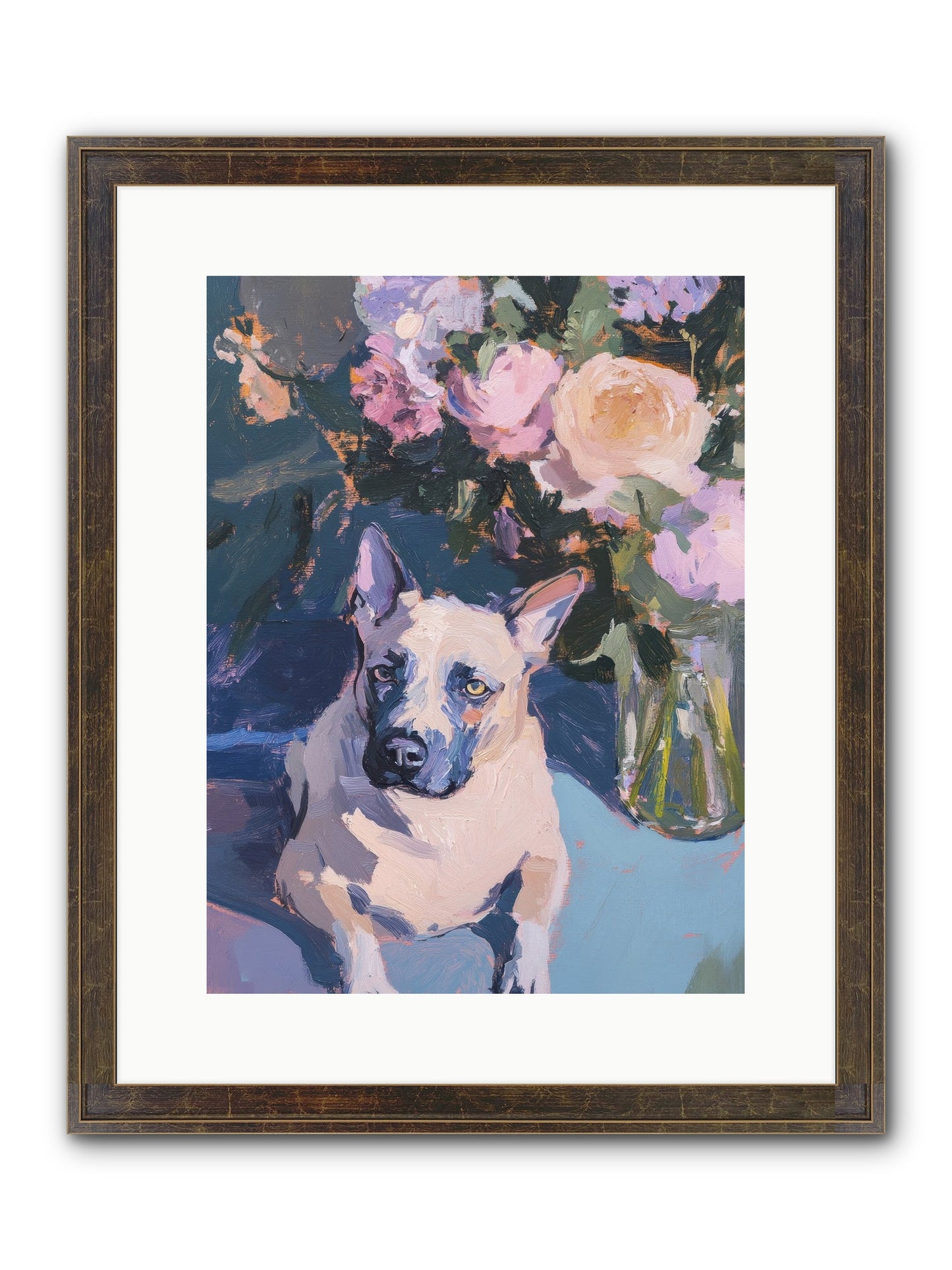 Sweet Little Rascal Framed Print - Slimwoods Black/Gold 12x16