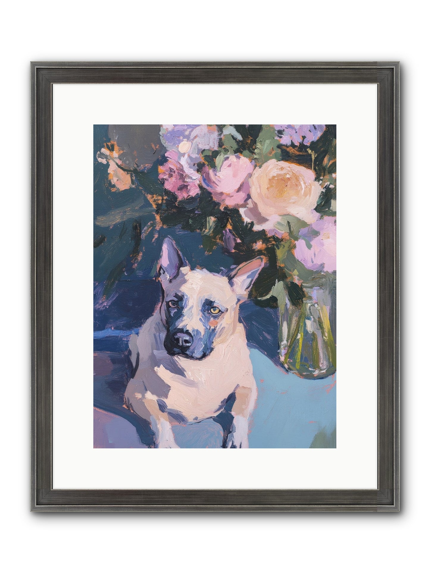 Sweet Little Rascal Framed Print - Slimwoods Black/Silver 12x16