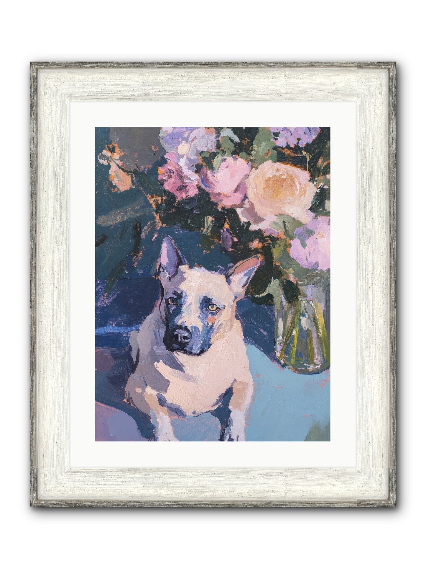 Sweet Little Rascal Framed Print - Driftwood White 18x24