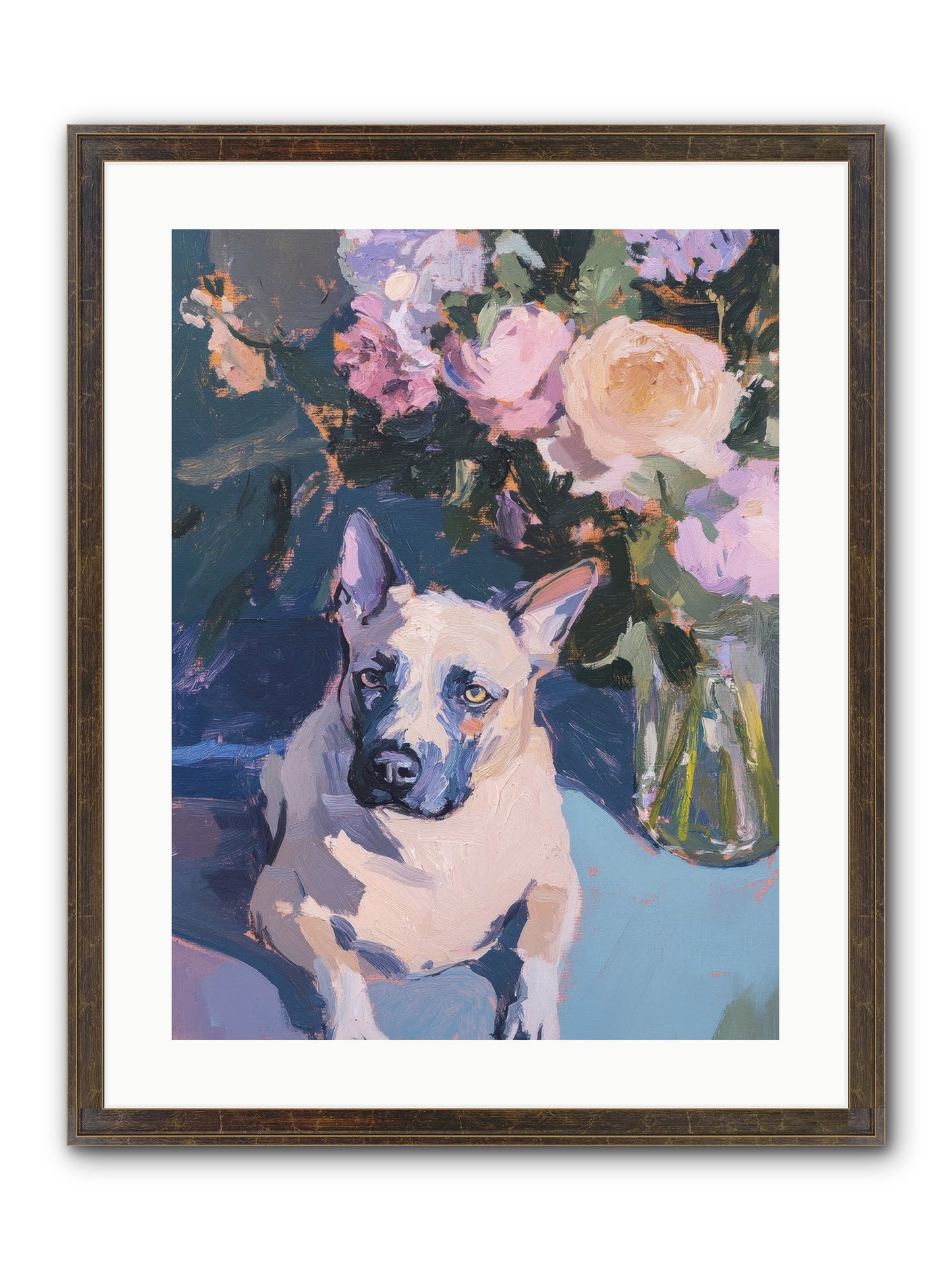 Sweet Little Rascal Framed Print - Slimwoods Black/Gold 18x24