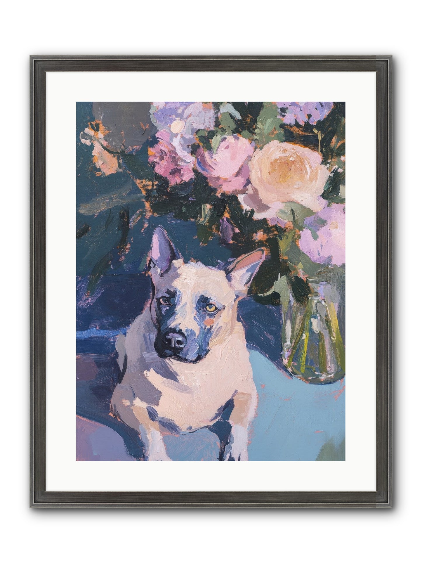 Sweet Little Rascal Framed Print - Slimwoods Black/Silver 18x24