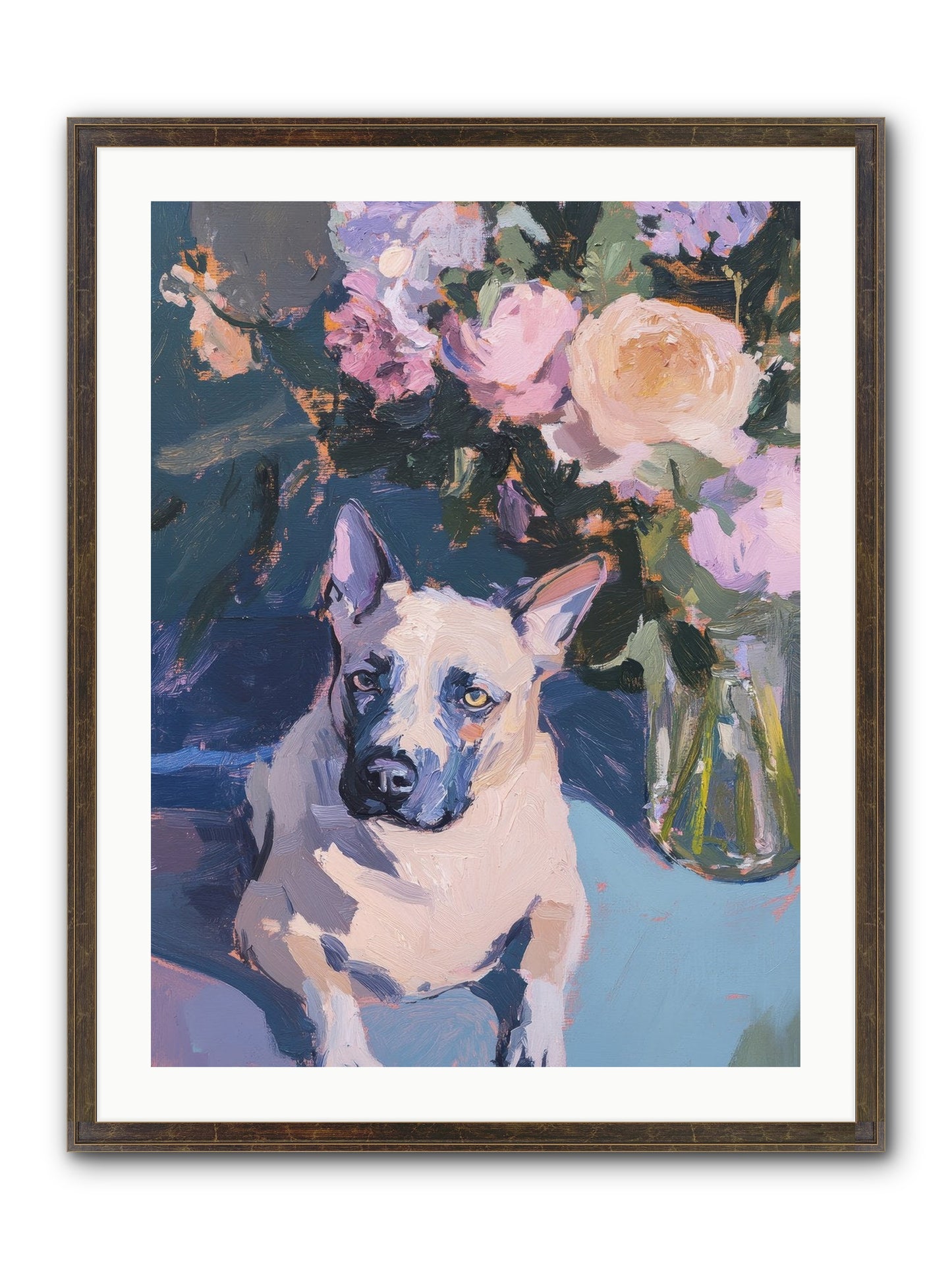 Sweet Little Rascal Framed Print - Slimwoods Black/Gold 24x32