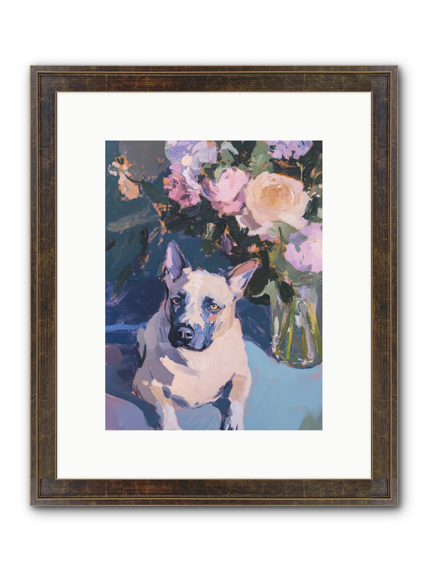 Sweet Little Rascal Framed Print - Slimwoods Black/Gold 9x12