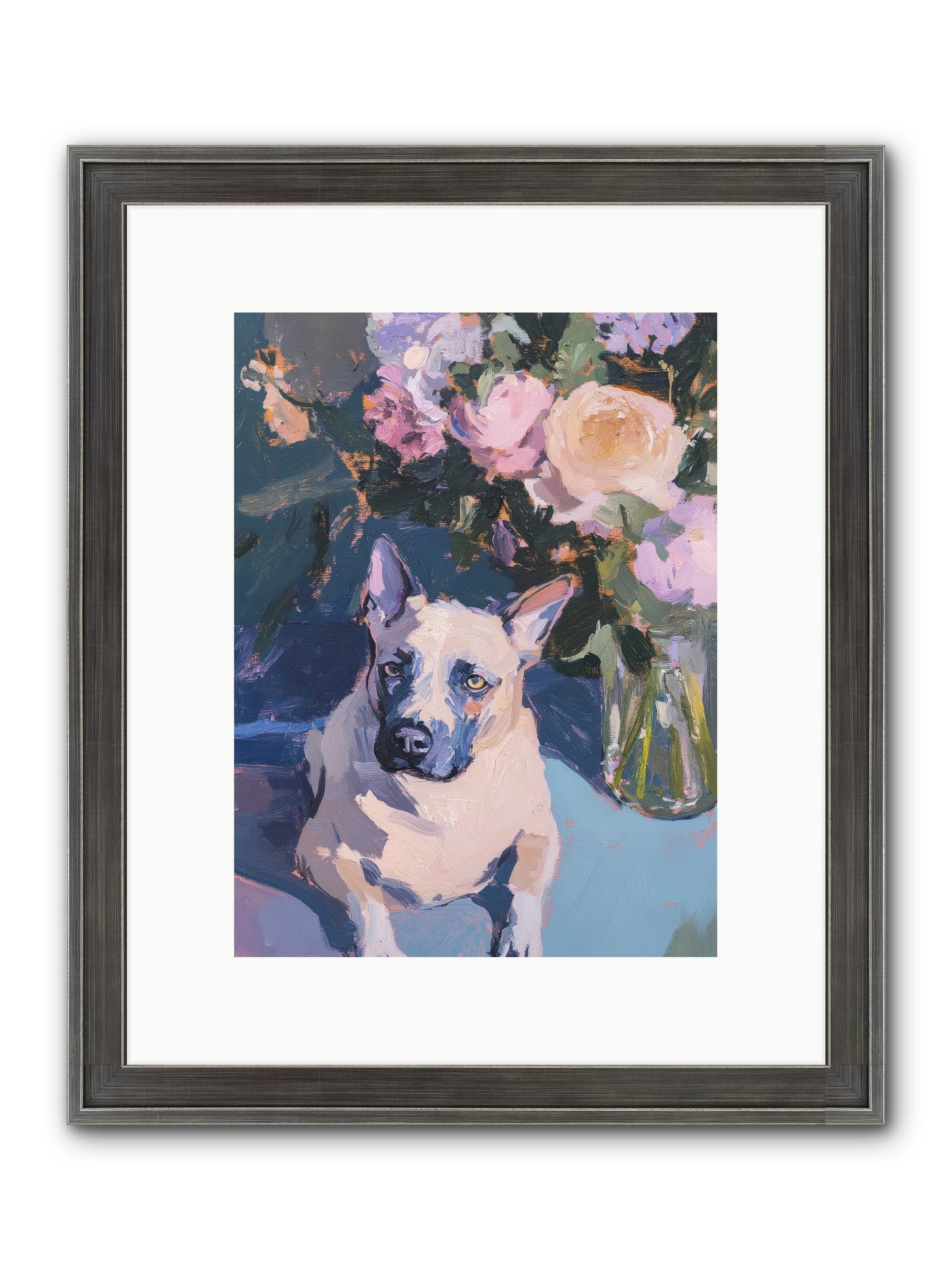 Sweet Little Rascal Framed Print - Slimwoods Black/Silver 9x12
