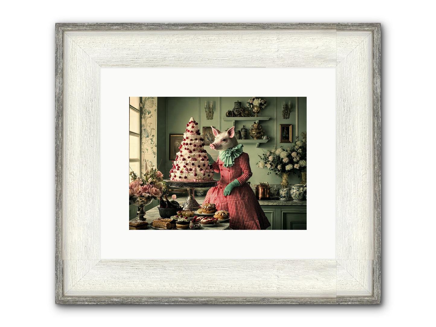 Sweet Makers' Guild No.1 Framed Print - Driftwood White 12x9
