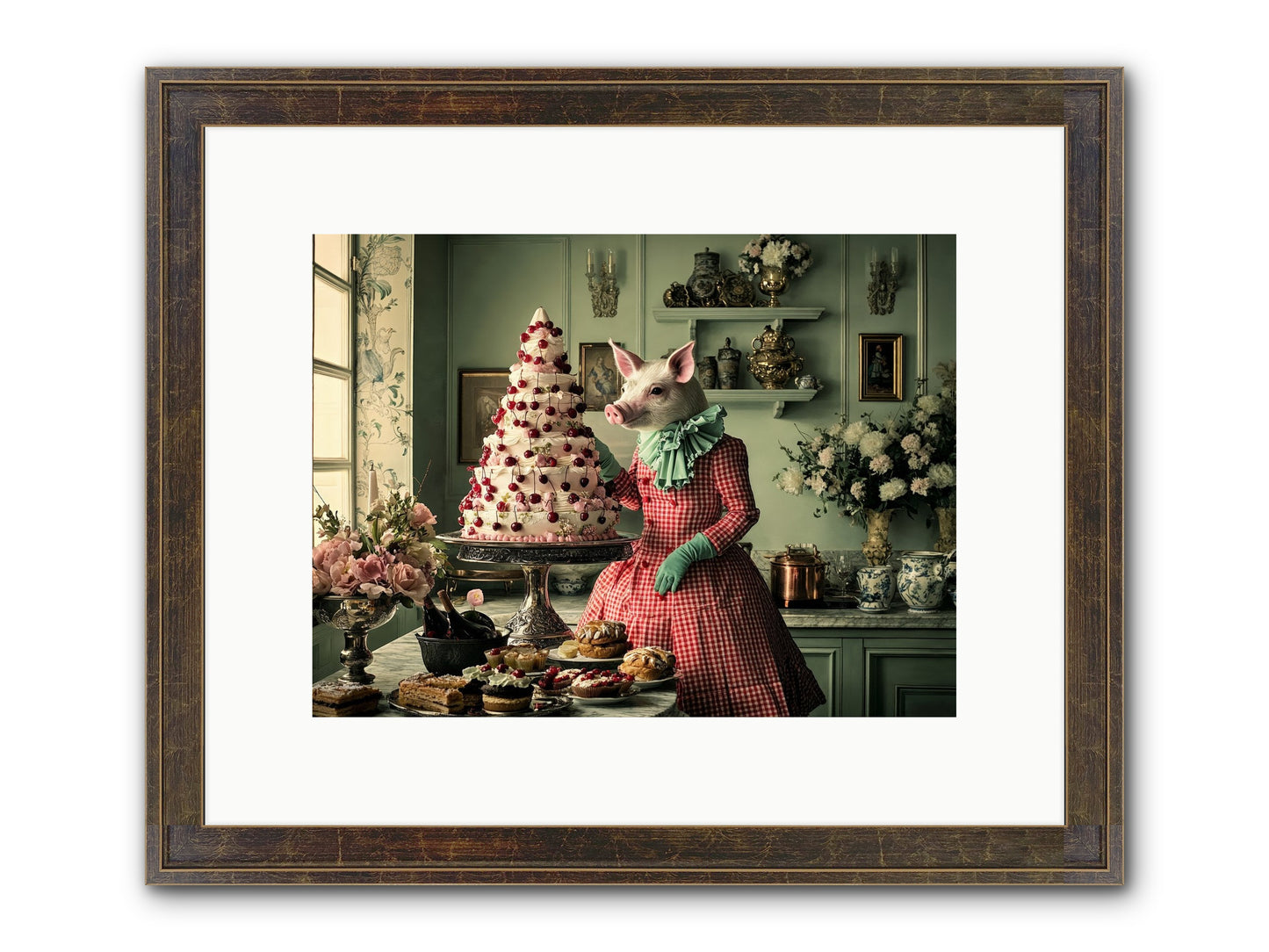 Sweet Makers' Guild No.1 Framed Print - Slimwoods Black/Gold 12x9