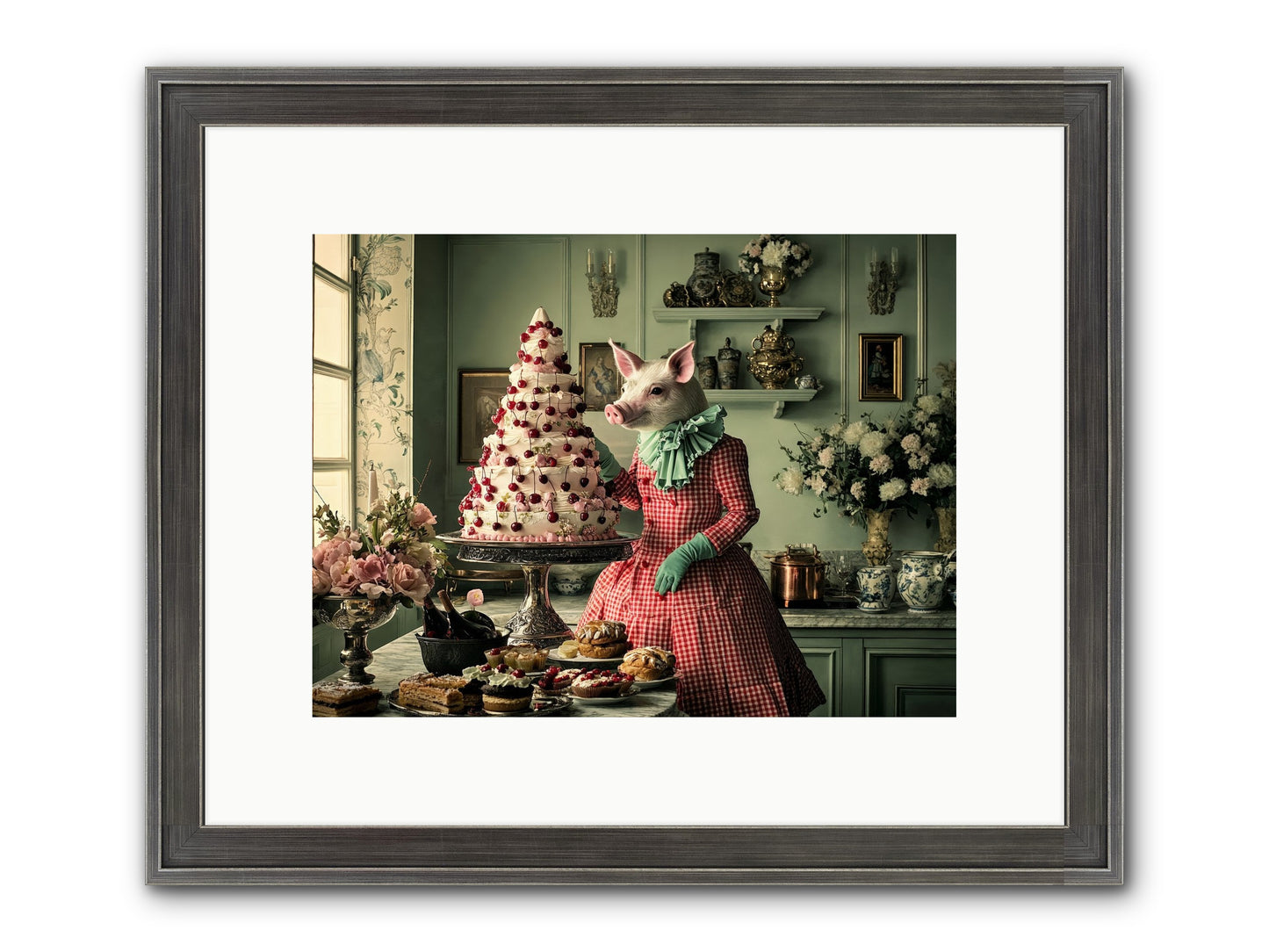 Sweet Makers' Guild No.1 Framed Print - Slimwoods Black/Silver 12x9