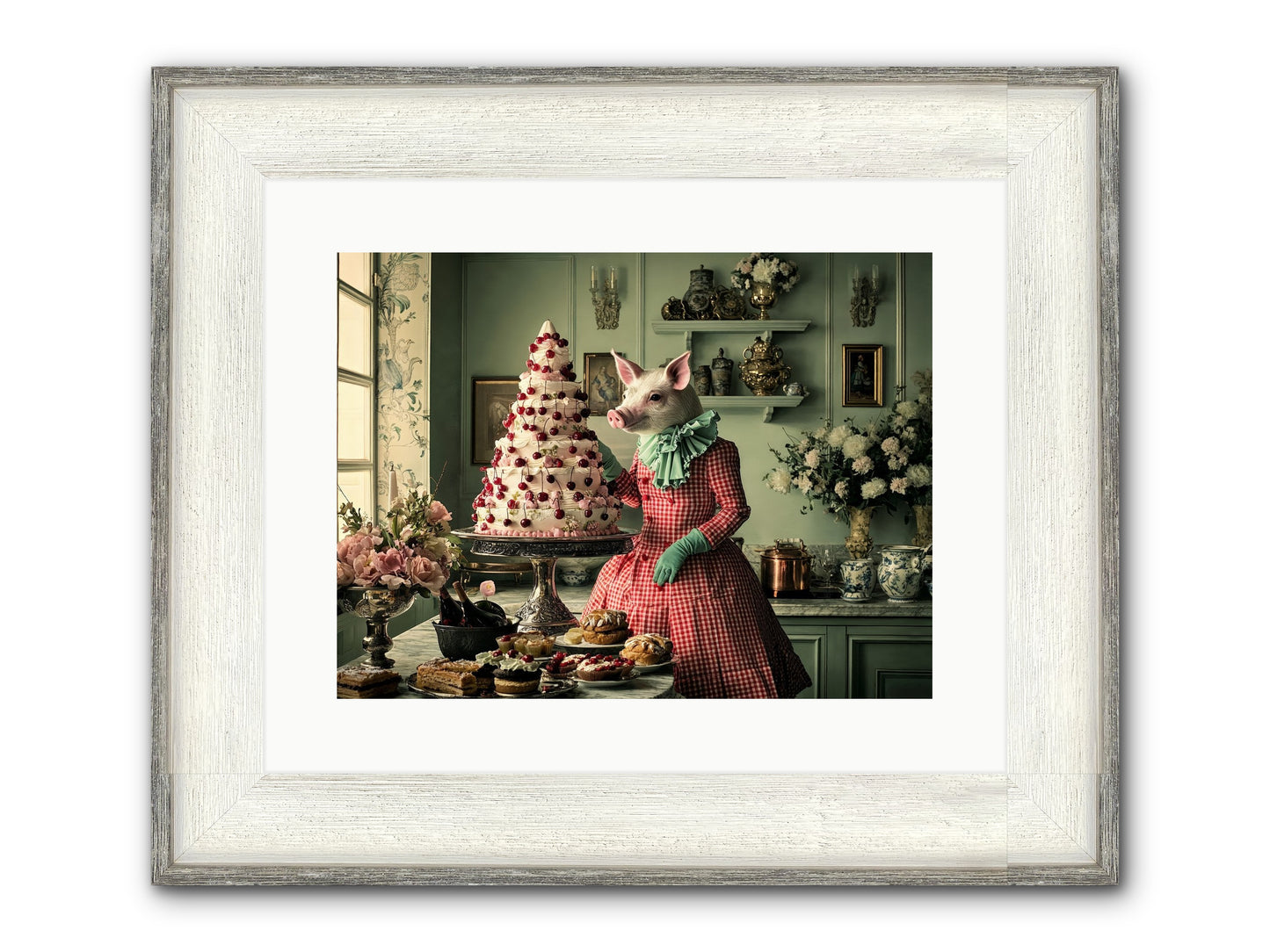 Sweet Makers' Guild No.1 Framed Print - Driftwood White 16x12