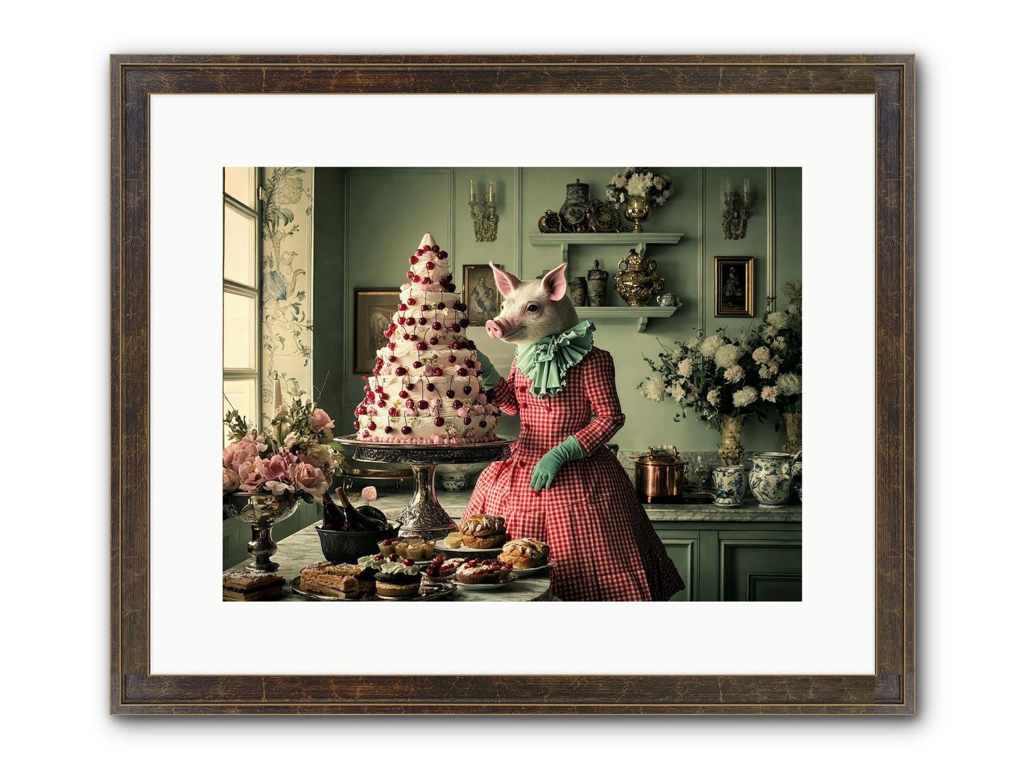 Sweet Makers' Guild No.1 Framed Print - Slimwoods Black/Gold 16x12