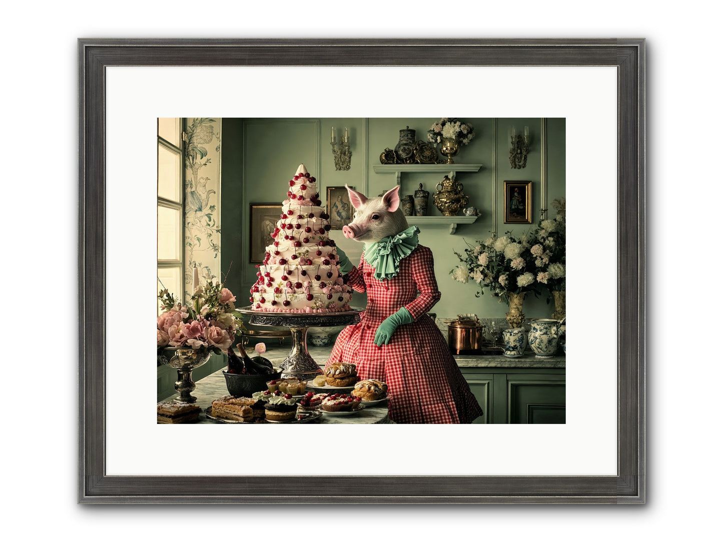Sweet Makers' Guild No.1 Framed Print - Slimwoods Black/Silver 16x12