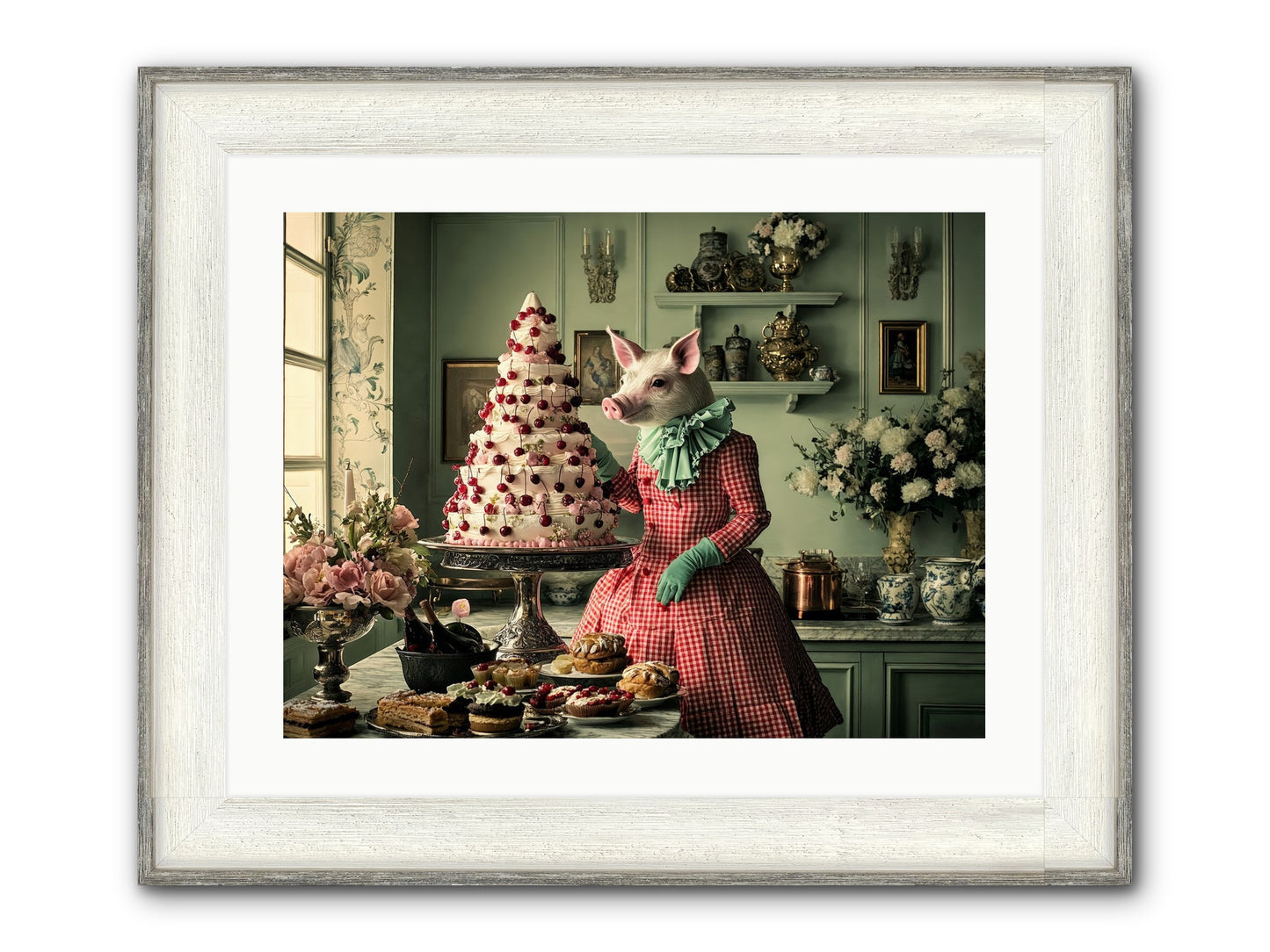 Sweet Makers' Guild No.1 Framed Print - Driftwood White 24x18