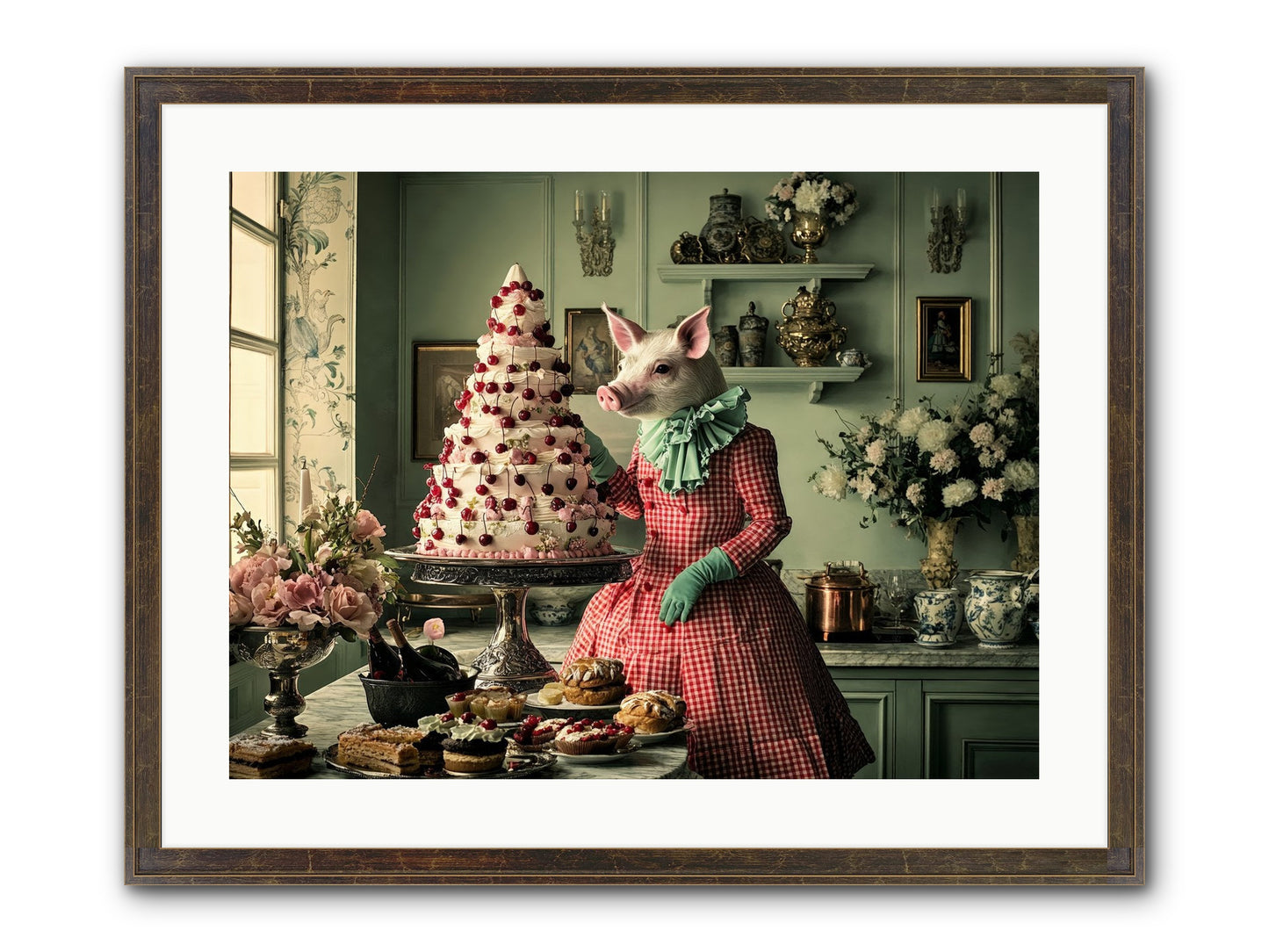 Sweet Makers' Guild No.1 Framed Print - Slimwoods Black/Gold 24x18