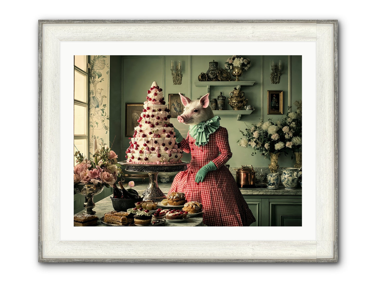 Sweet Makers' Guild No.1 Framed Print - Driftwood White 32x24