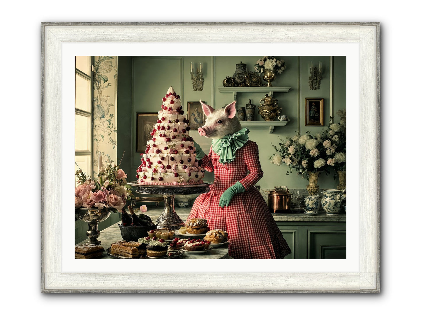 Sweet Makers' Guild No.1 Framed Print - Driftwood White 40x30