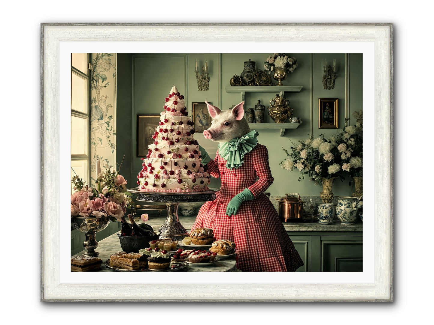 Sweet Makers' Guild No.1 Framed Print - Driftwood White 48x36