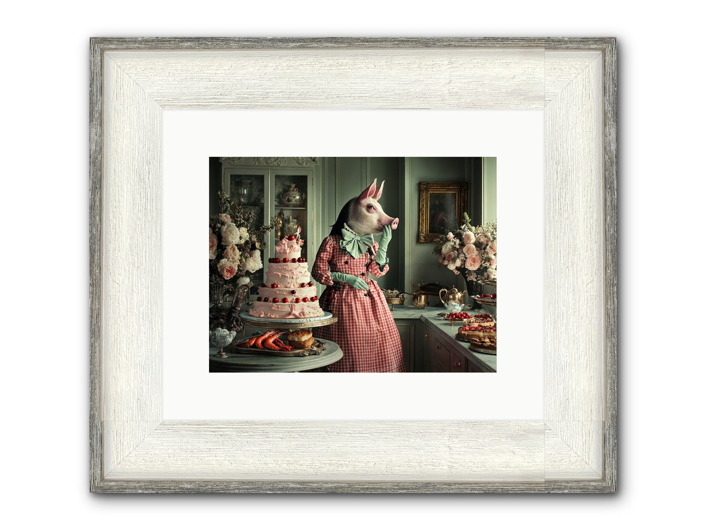 Sweet Makers' Guild No.2 Framed Print - Driftwood White 12x9