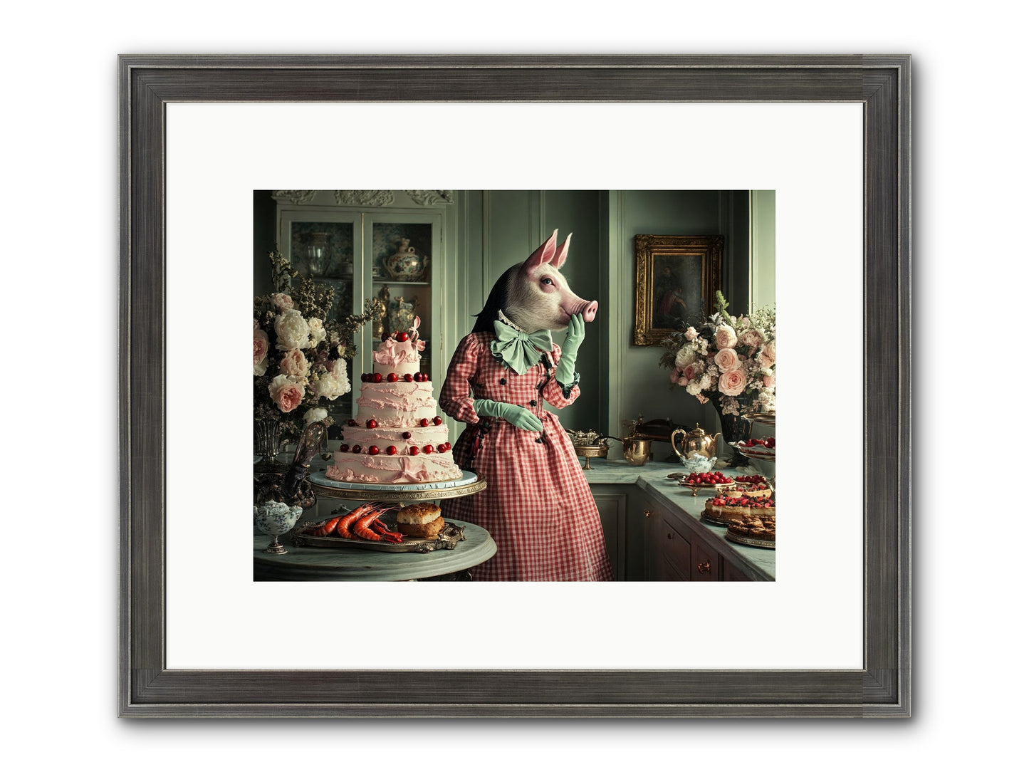 Sweet Makers' Guild No.2 Framed Print - Slimwoods Black/Silver 12x9