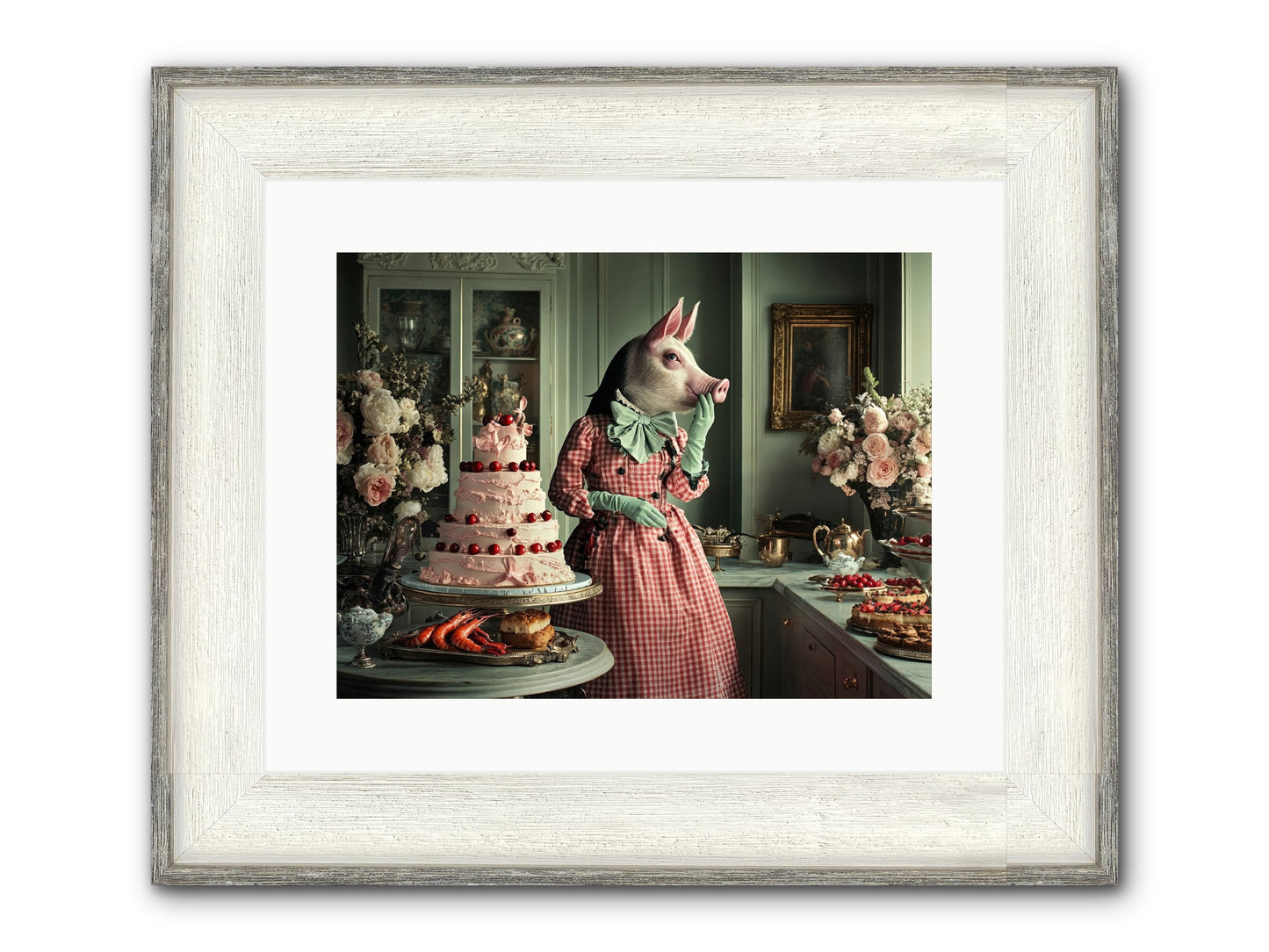 Sweet Makers' Guild No.2 Framed Print - Driftwood White 16x12
