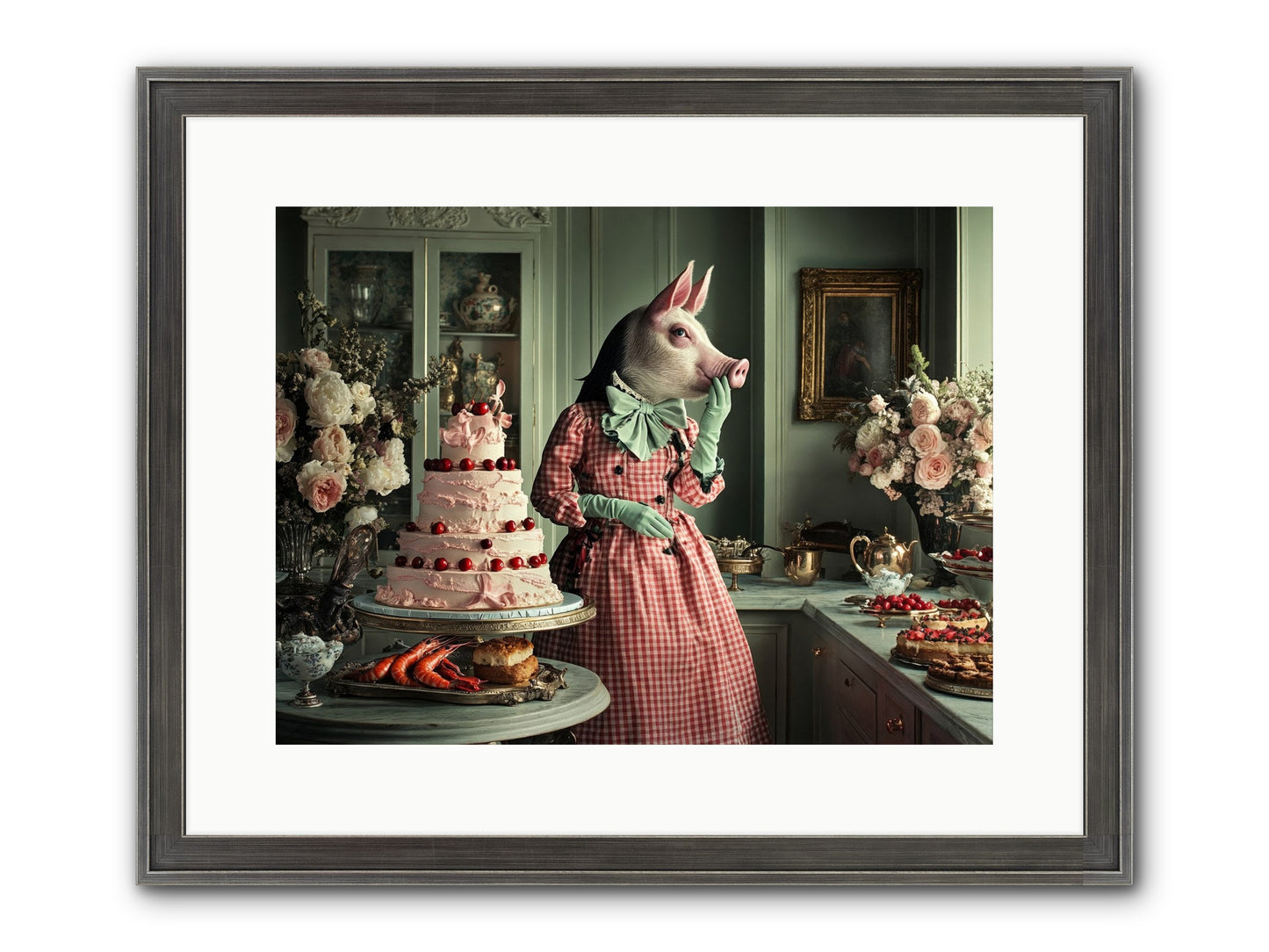 Sweet Makers' Guild No.2 Framed Print - Slimwoods Black/Silver 16x12