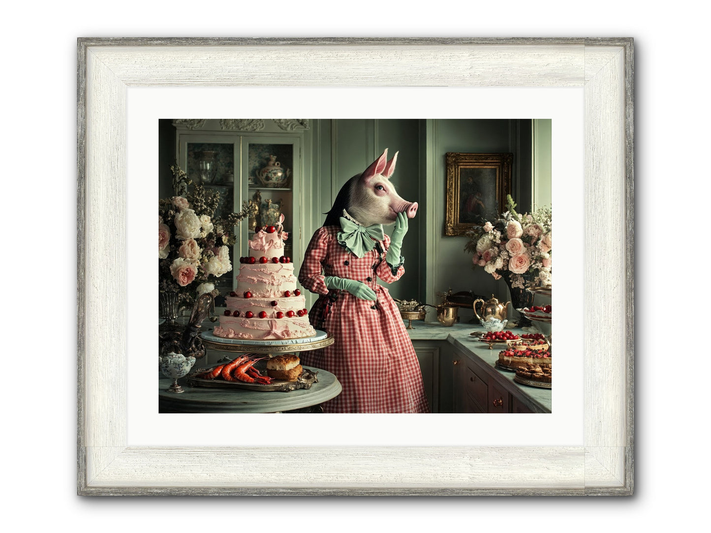 Sweet Makers' Guild No.2 Framed Print - Driftwood White 24x18