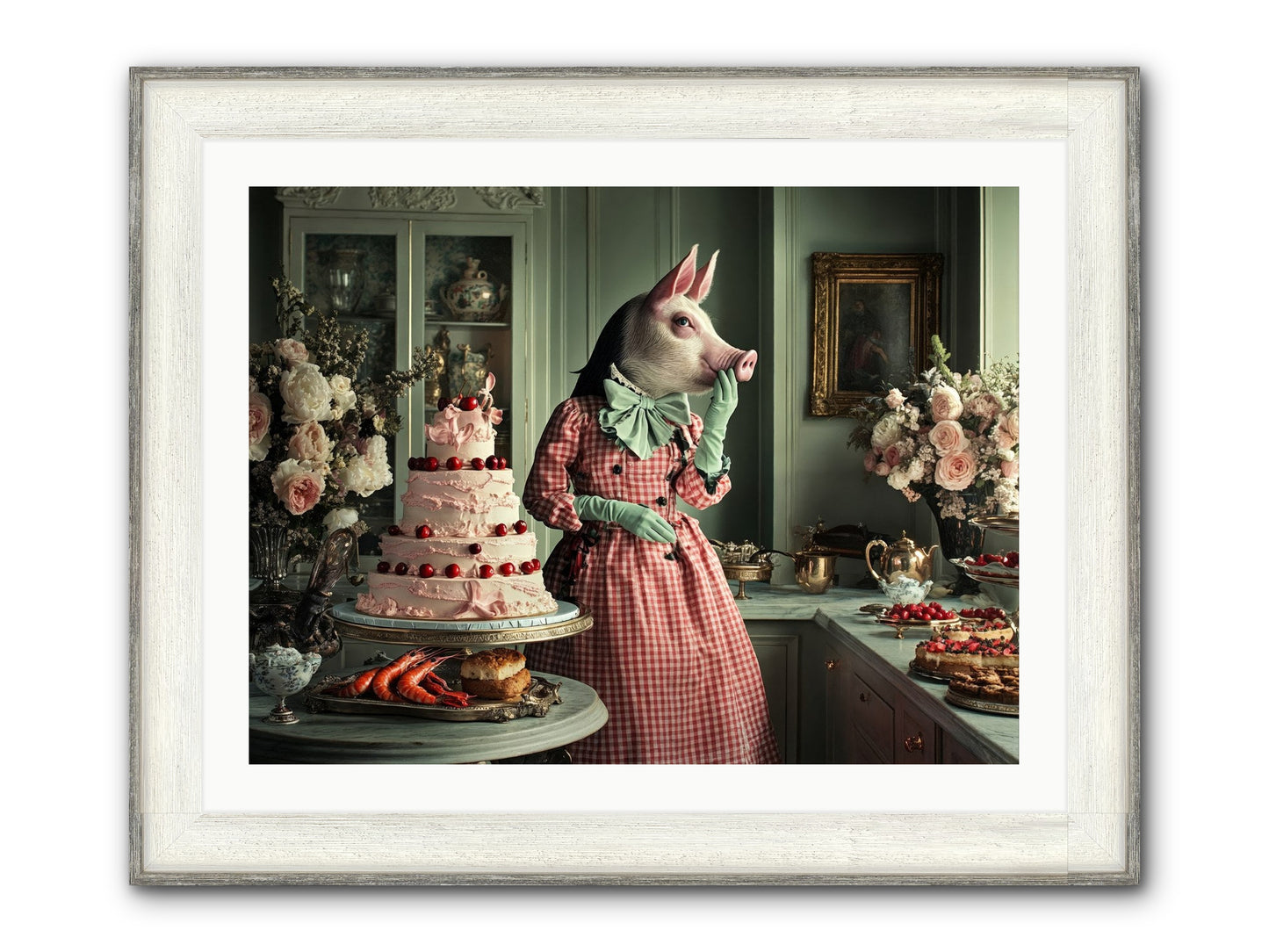 Sweet Makers' Guild No.2 Framed Print - Driftwood White 32x24