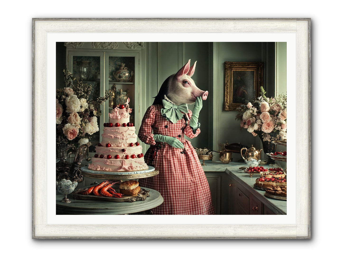 Sweet Makers' Guild No.2 Framed Print - Driftwood White 48x36