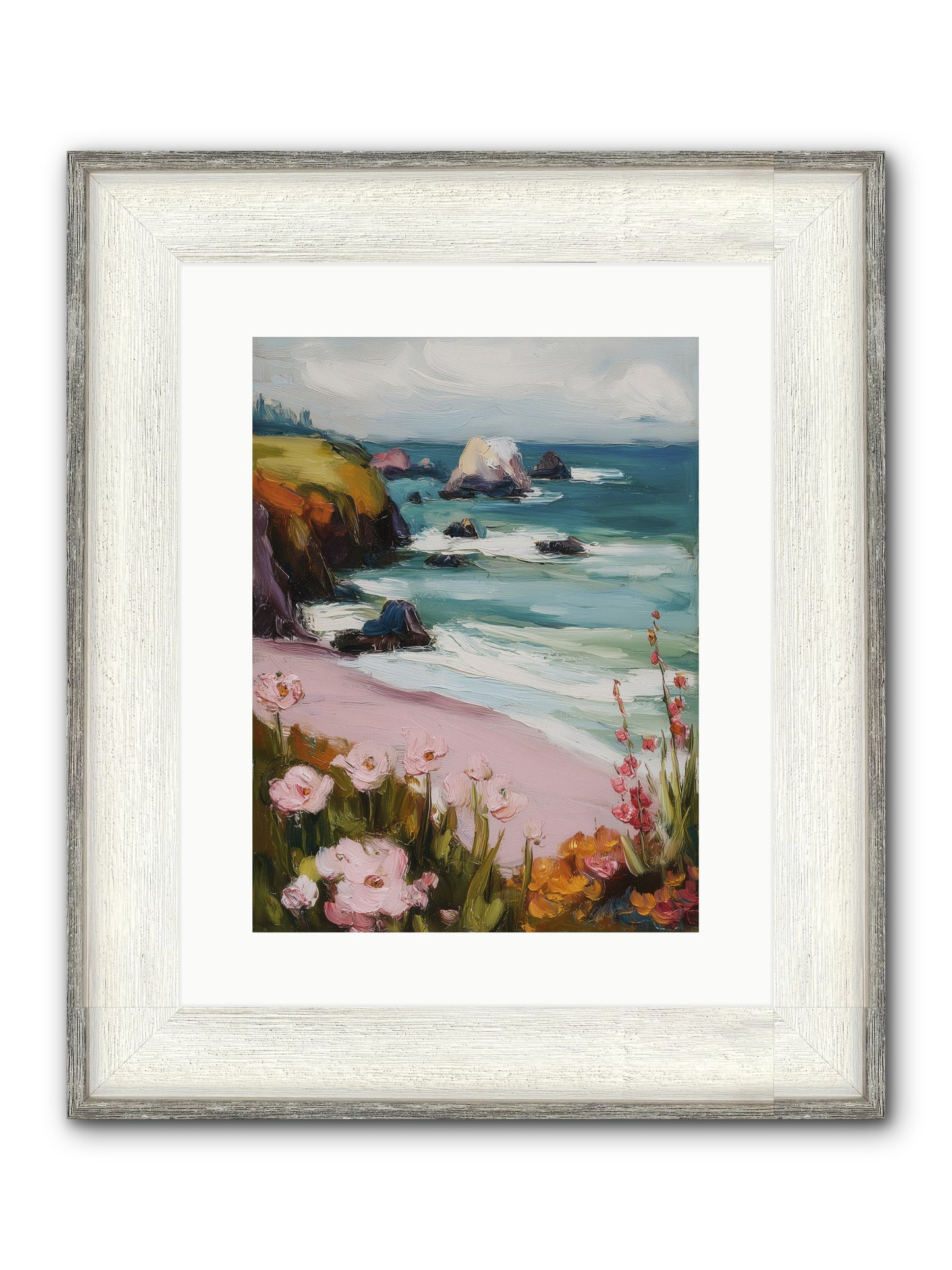 Sweet Melancholy Framed Print - Driftwood White 12x16