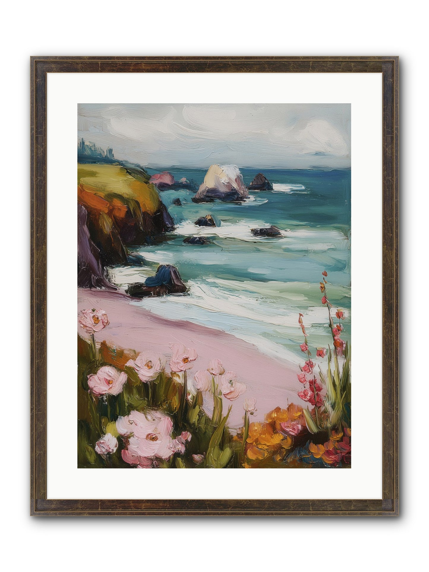 Sweet Melancholy Framed Print - Slimwoods Black/Gold 18x24