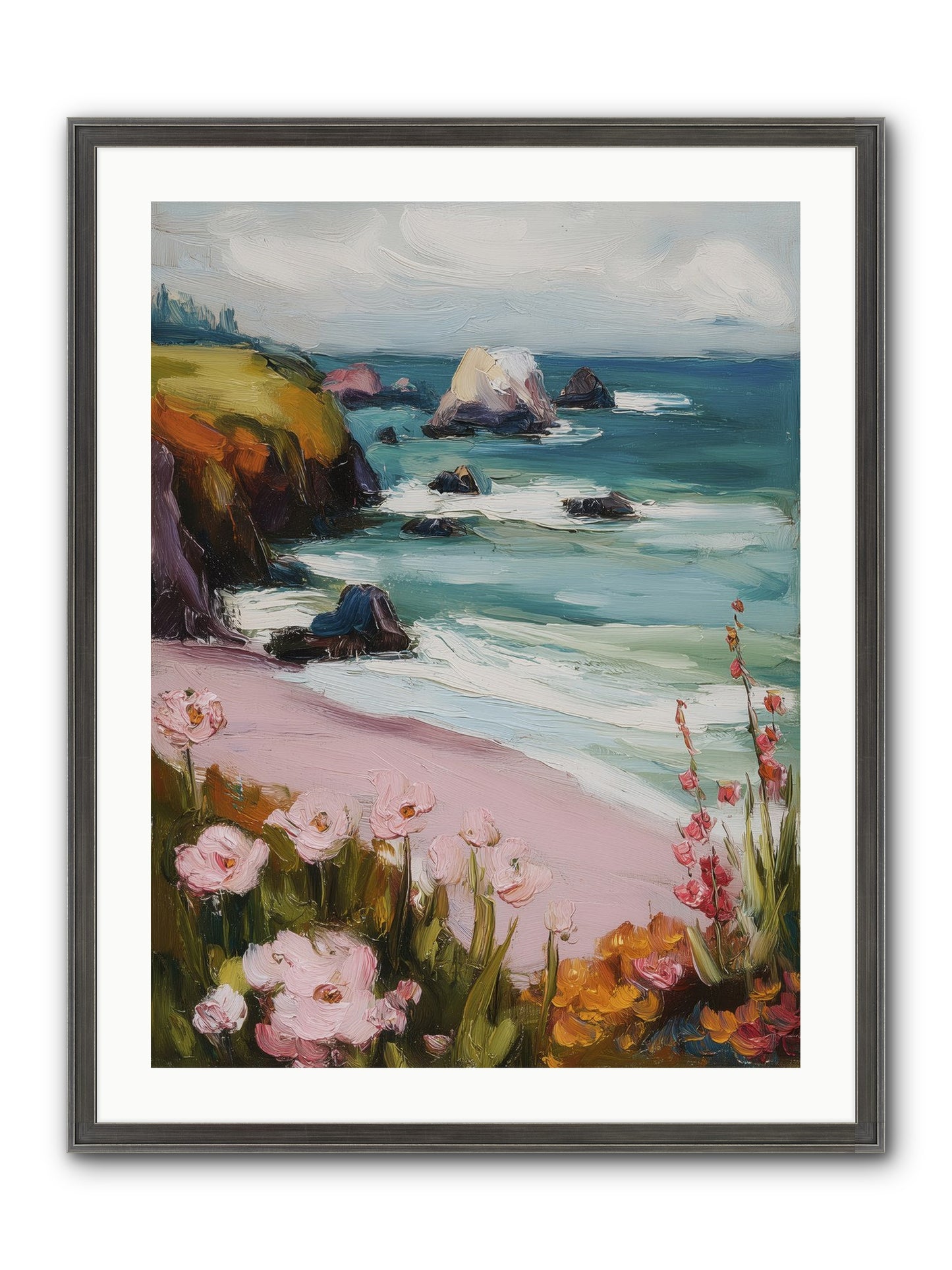 Sweet Melancholy Framed Print - Slimwoods Black/Silver 24x32