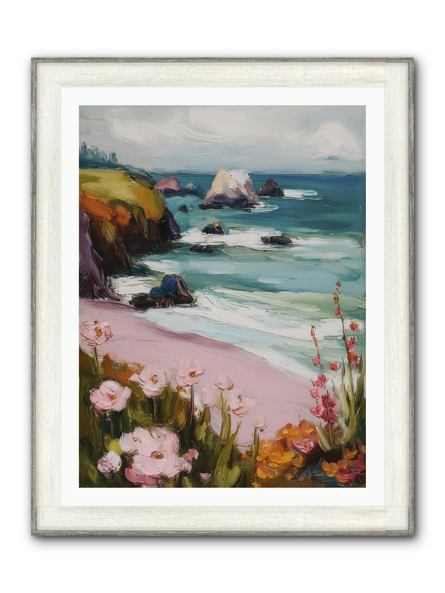 Sweet Melancholy Framed Print - Driftwood White 30x40