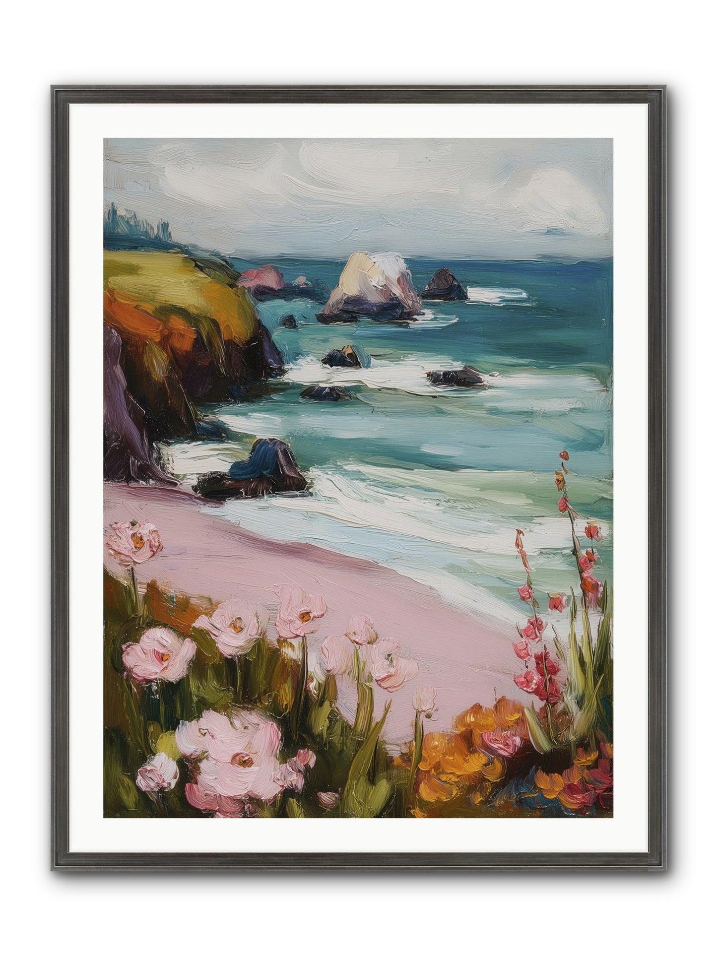 Sweet Melancholy Framed Print - Slimwoods Black/Silver 30x40