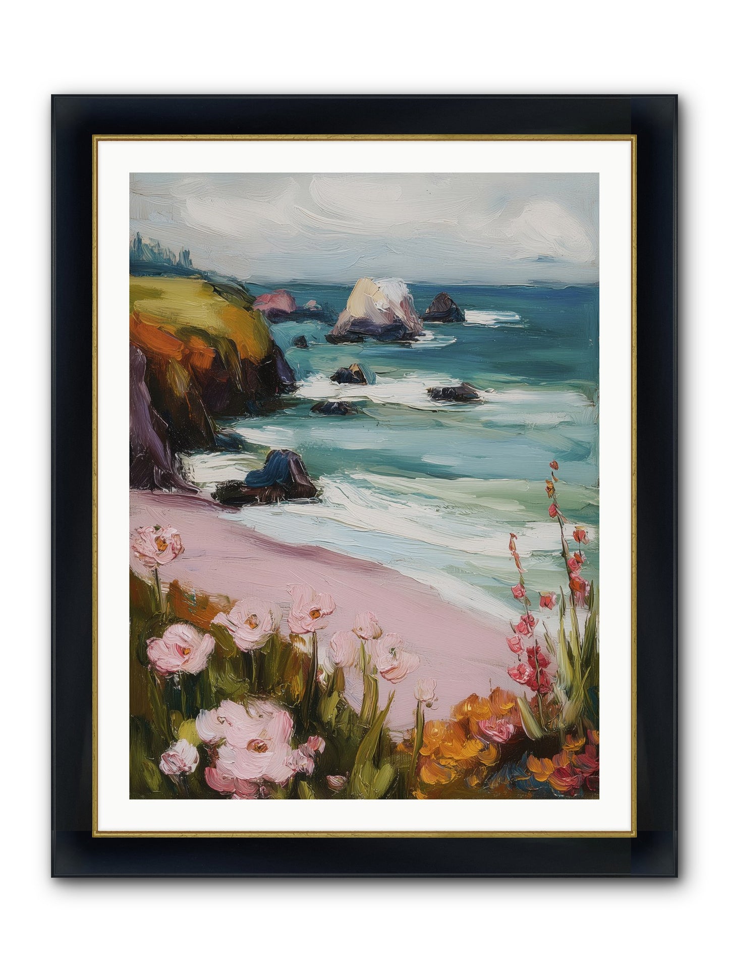 Sweet Melancholy Framed Print - Wide Black w/Gold 30x40