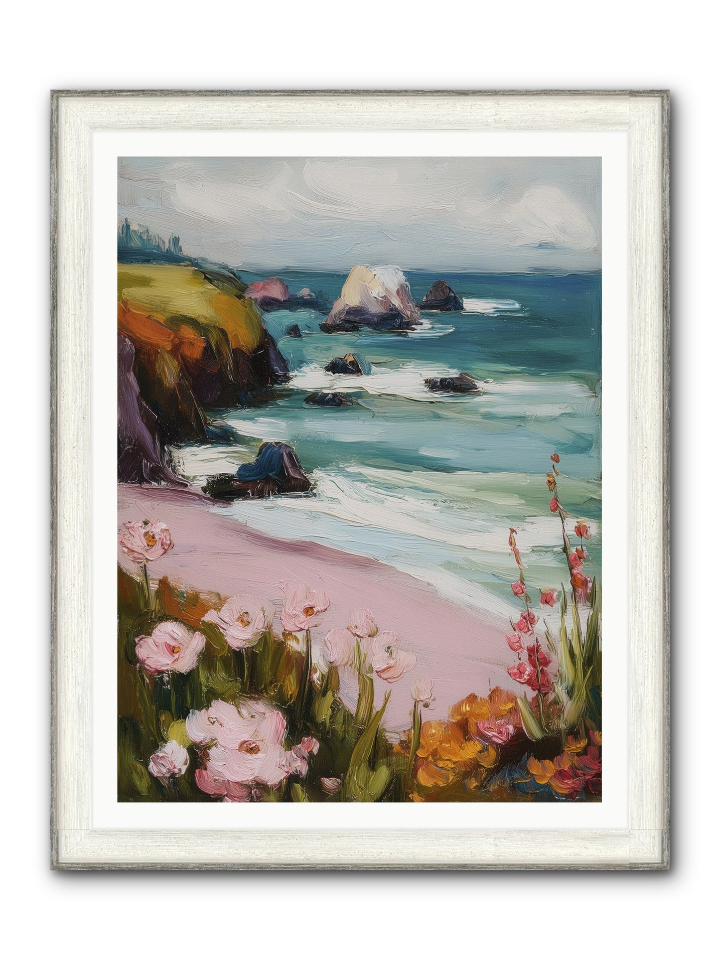 Sweet Melancholy Framed Print - Driftwood White 36x48