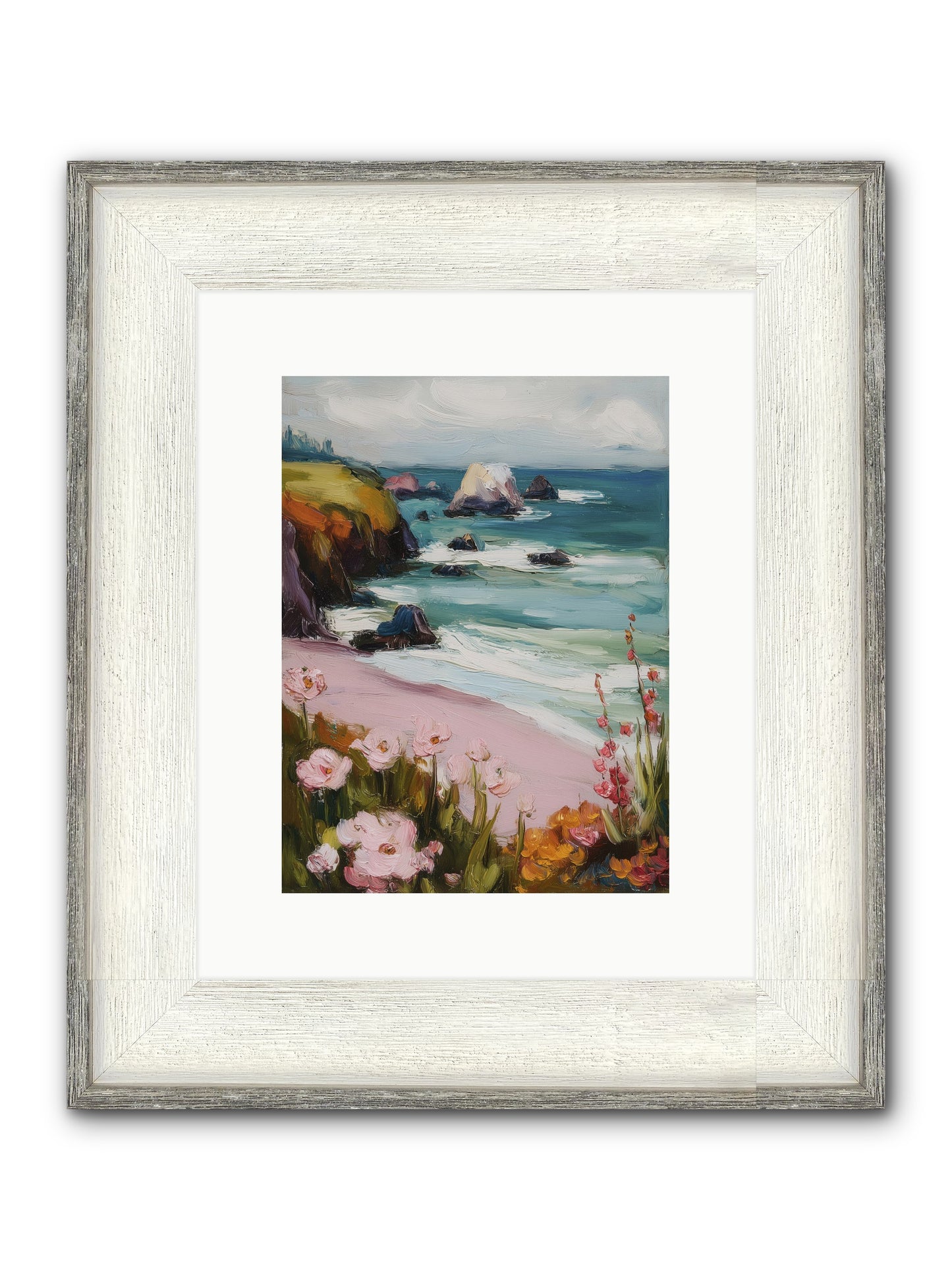 Sweet Melancholy Framed Print - Driftwood White 9x12