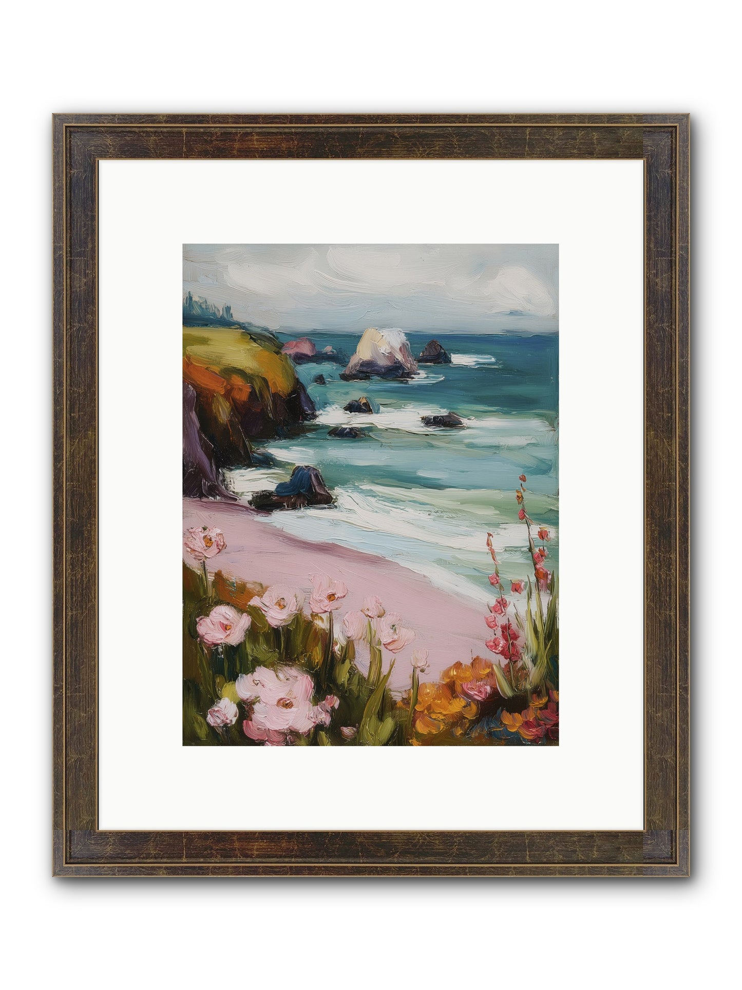 Sweet Melancholy Framed Print - Slimwoods Black/Gold 9x12