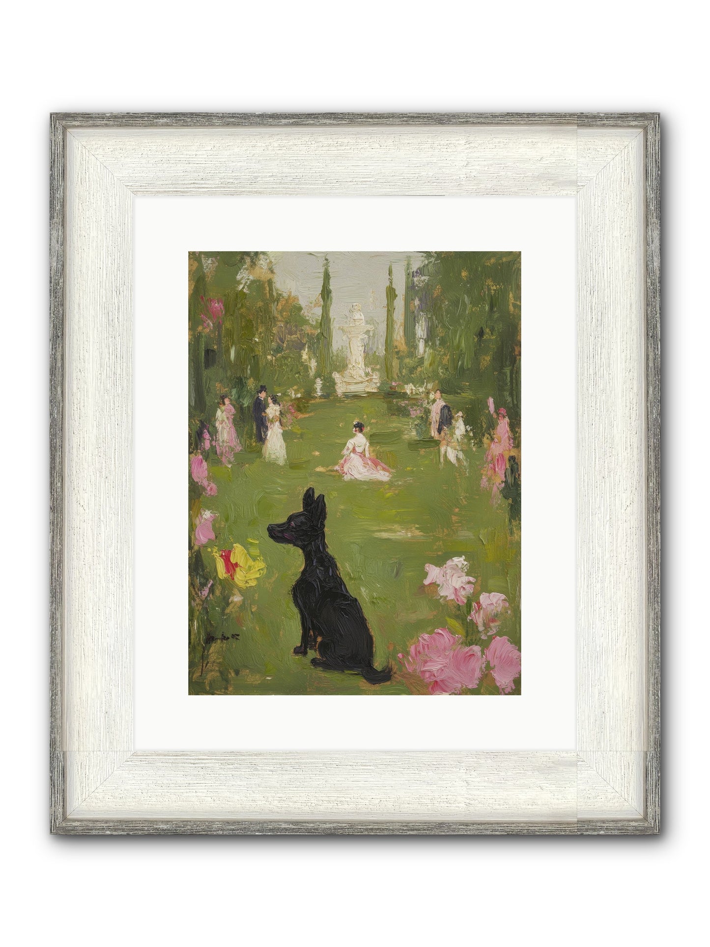 Sweet Serenity Framed Print - Driftwood White 12x16
