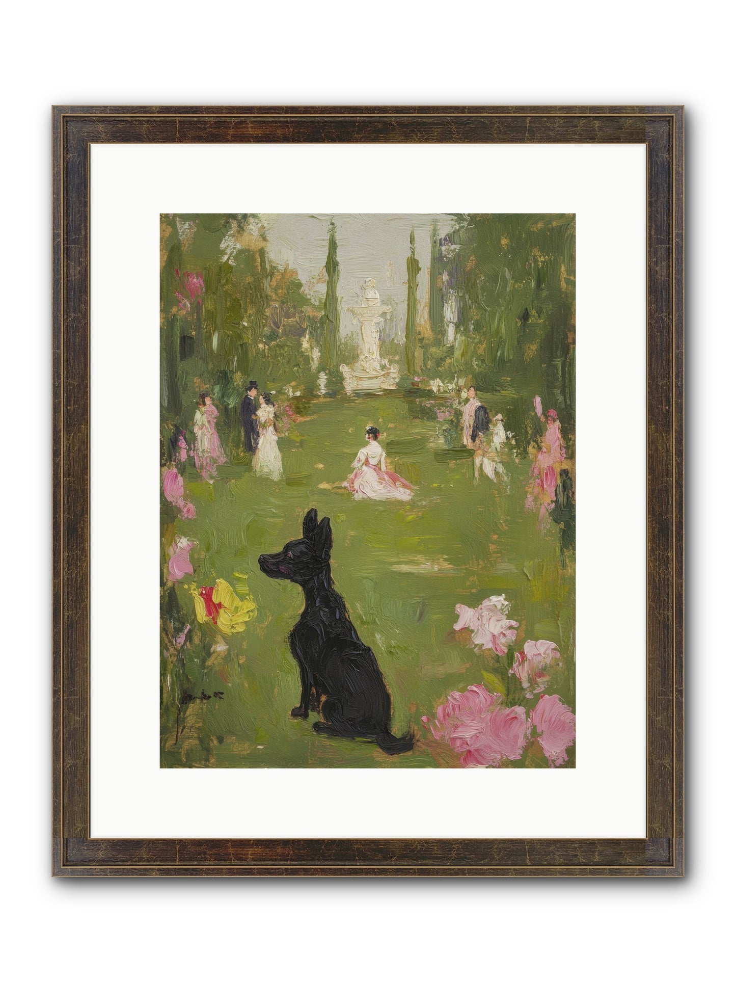 Sweet Serenity Framed Print - Slimwoods Black/Gold 12x16