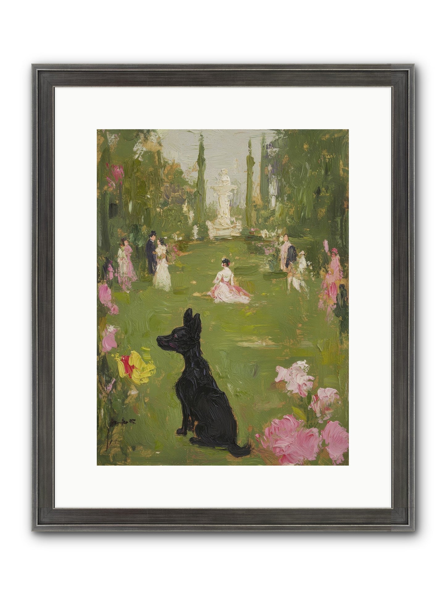Sweet Serenity Framed Print - Slimwoods Black/Silver 12x16
