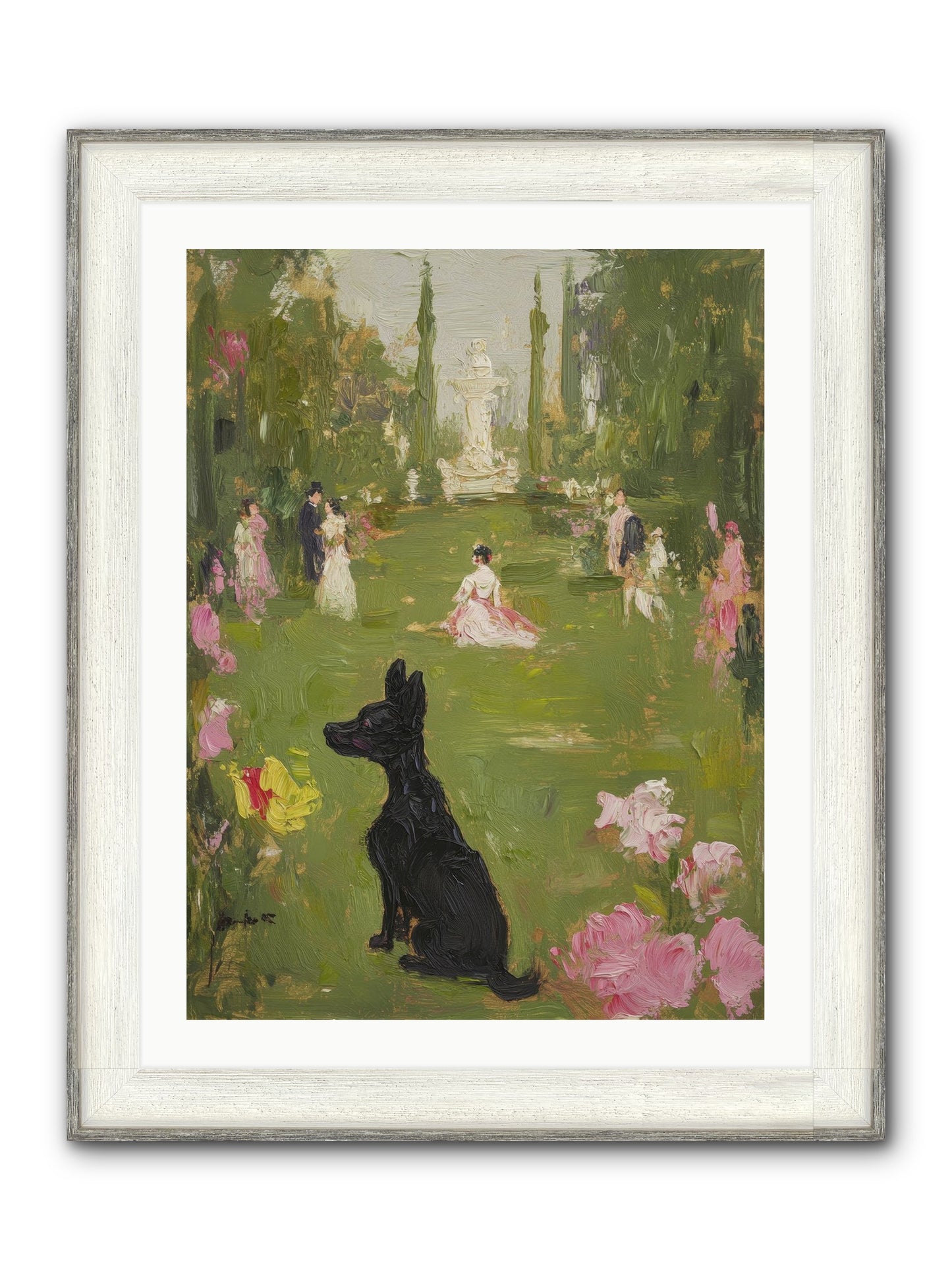 Sweet Serenity Framed Print - Driftwood White 24x32