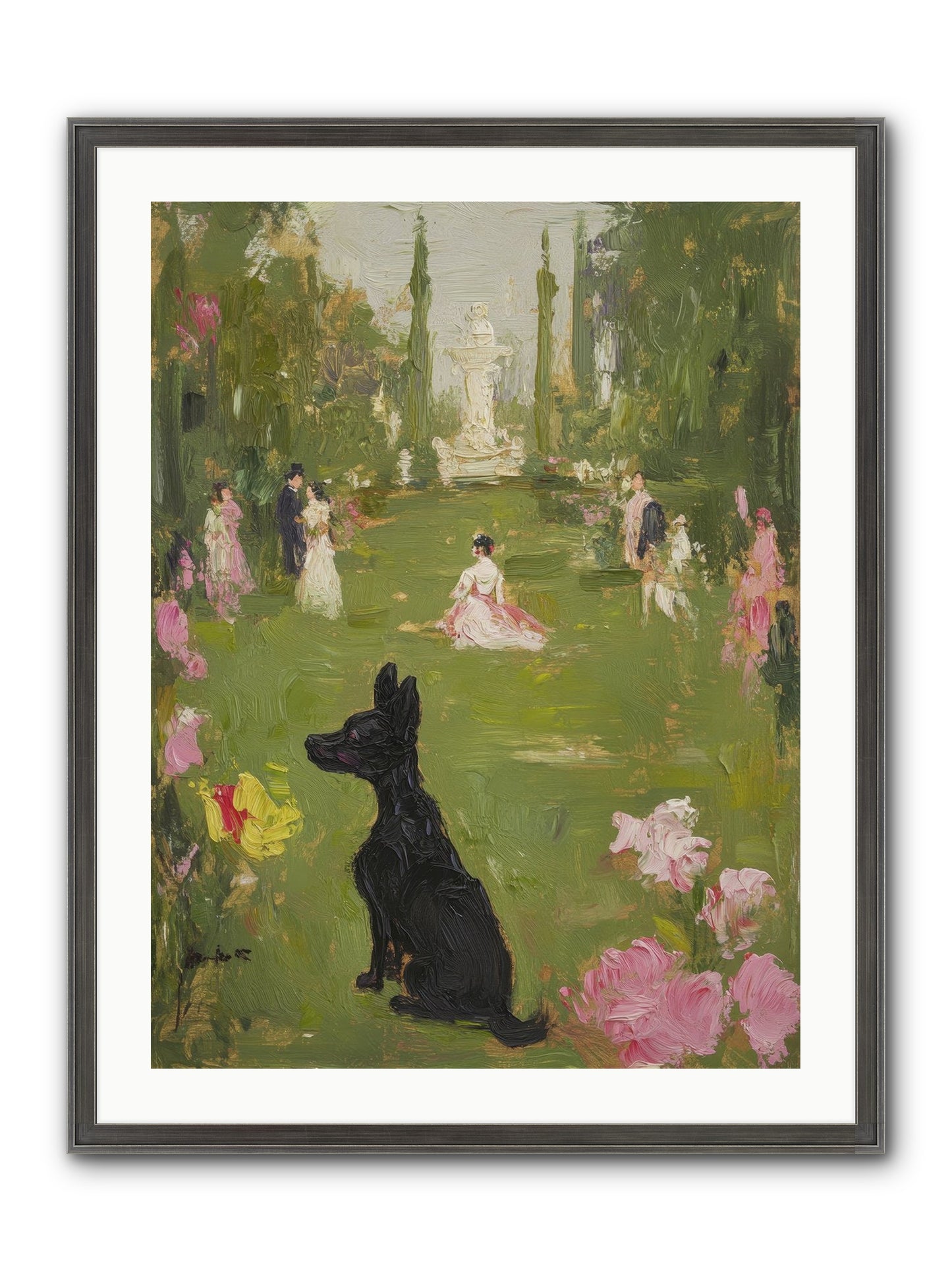 Sweet Serenity Framed Print - Slimwoods Black/Silver 24x32