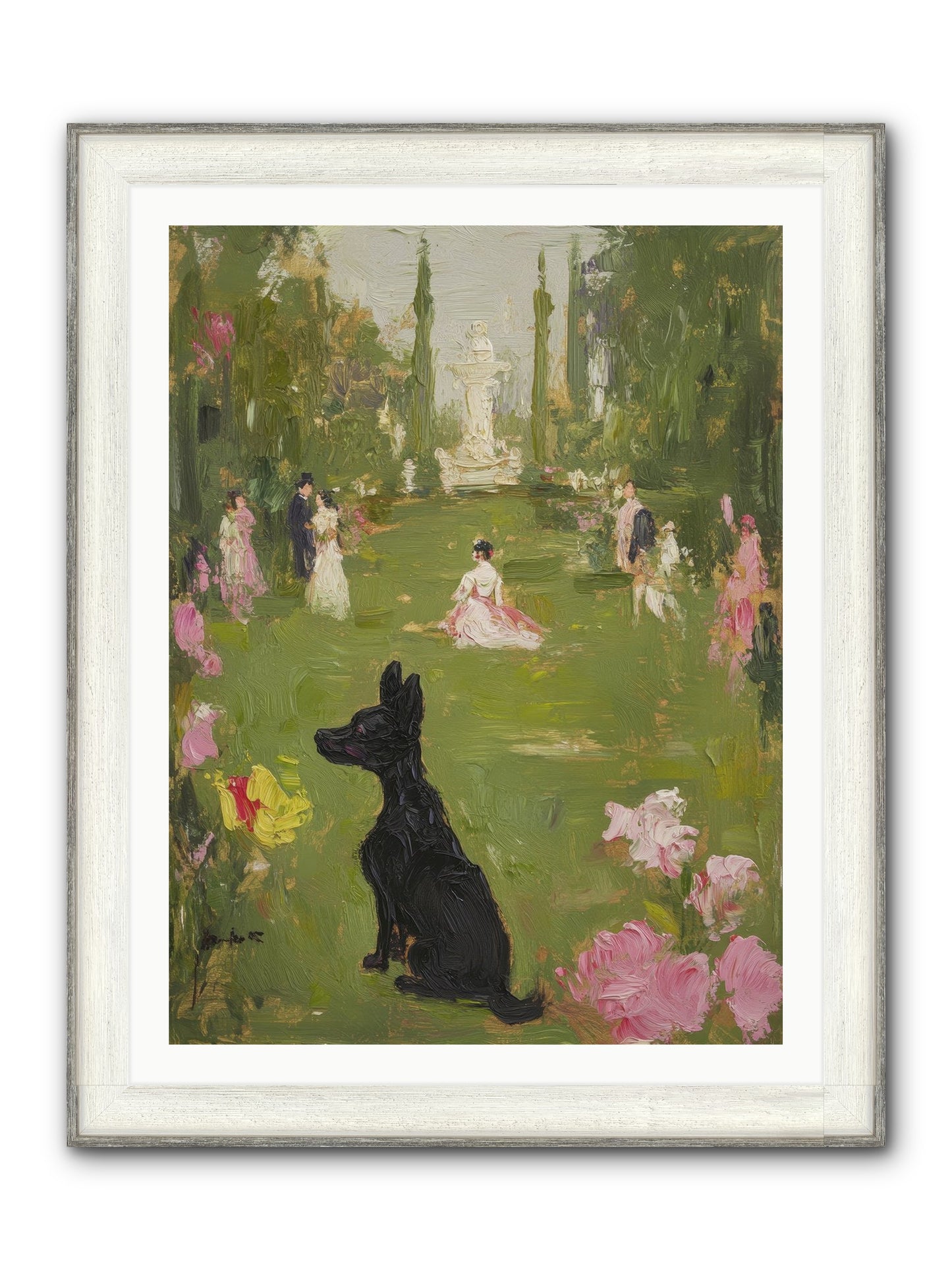Sweet Serenity Framed Print - Driftwood White 30x40