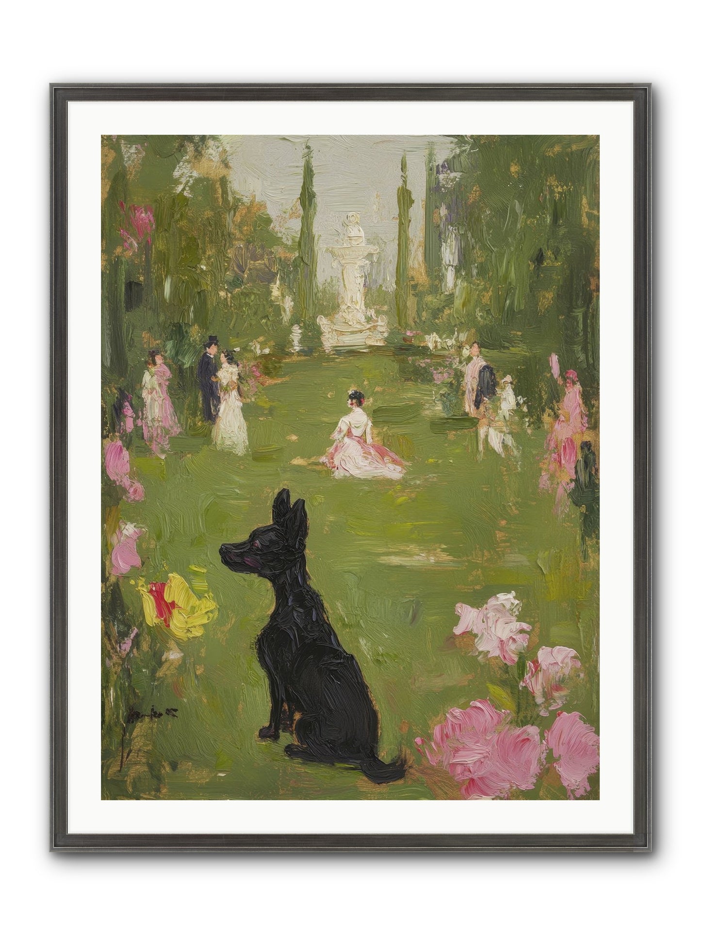 Sweet Serenity Framed Print - Slimwoods Black/Silver 30x40