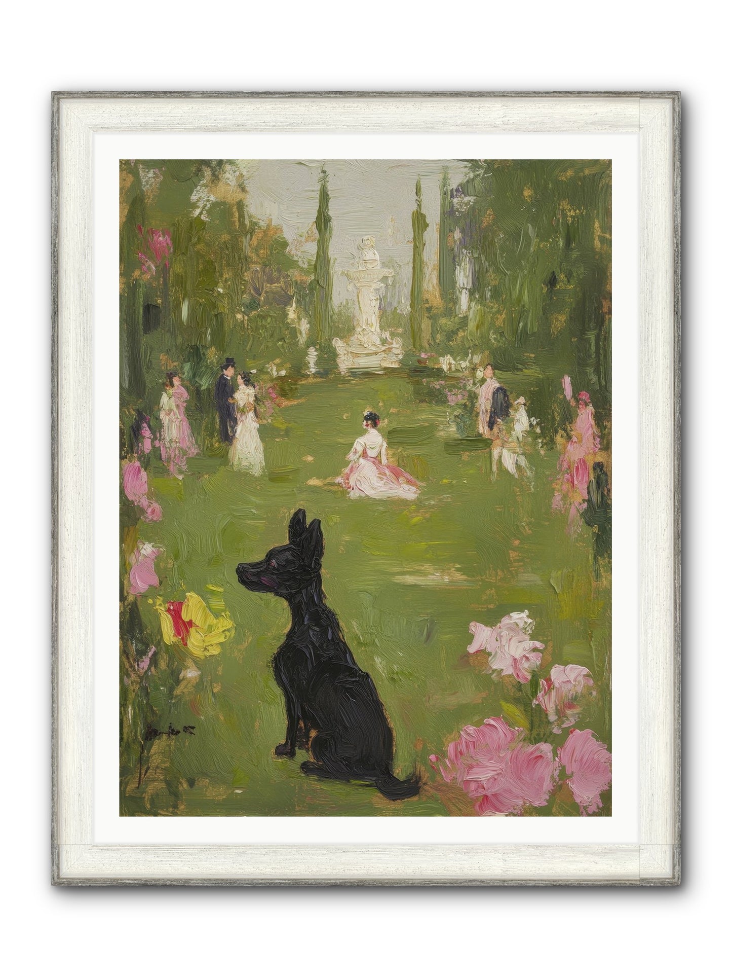 Sweet Serenity Framed Print - Driftwood White 36x48