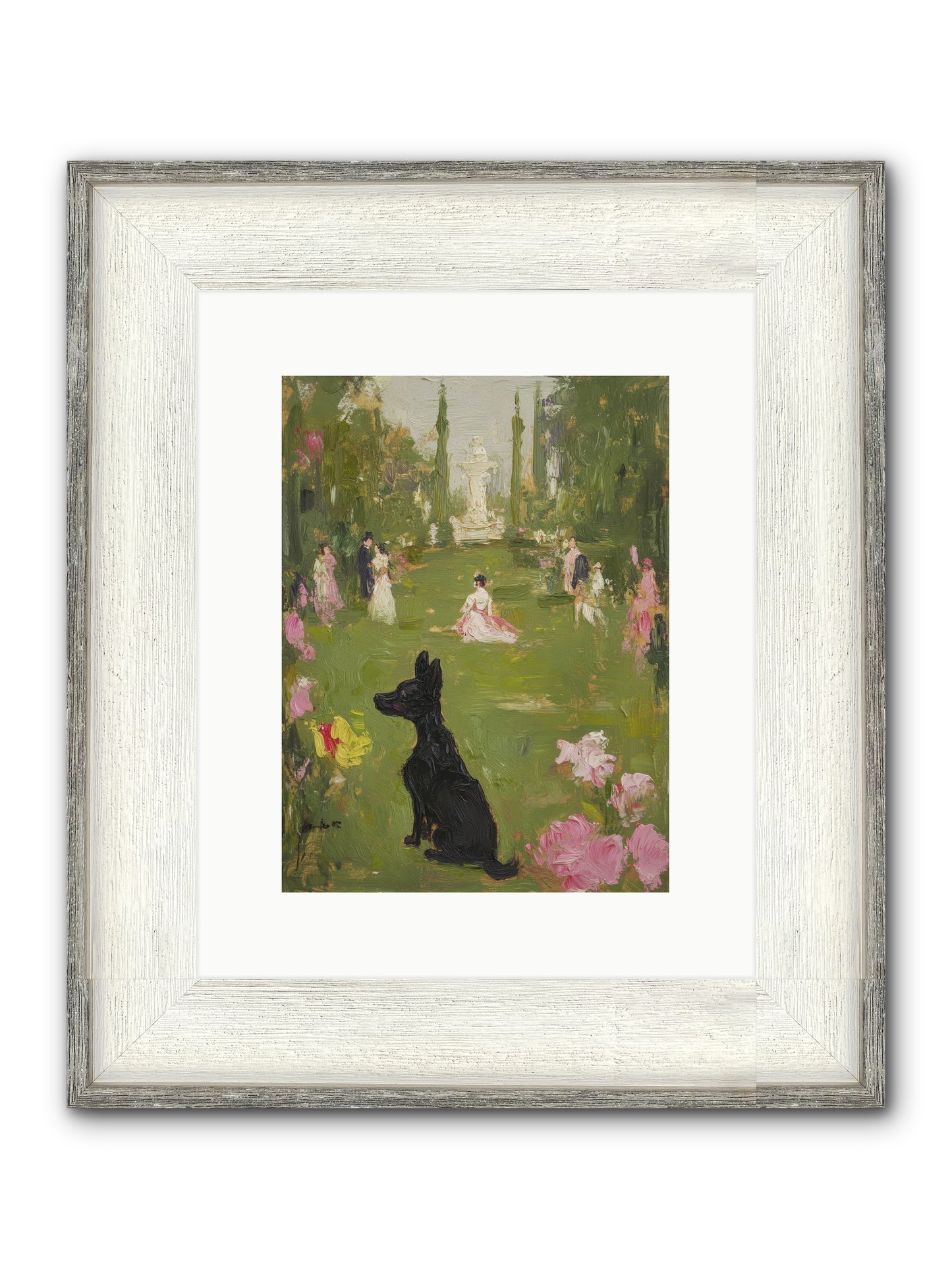 Sweet Serenity Framed Print - Driftwood White 9x12