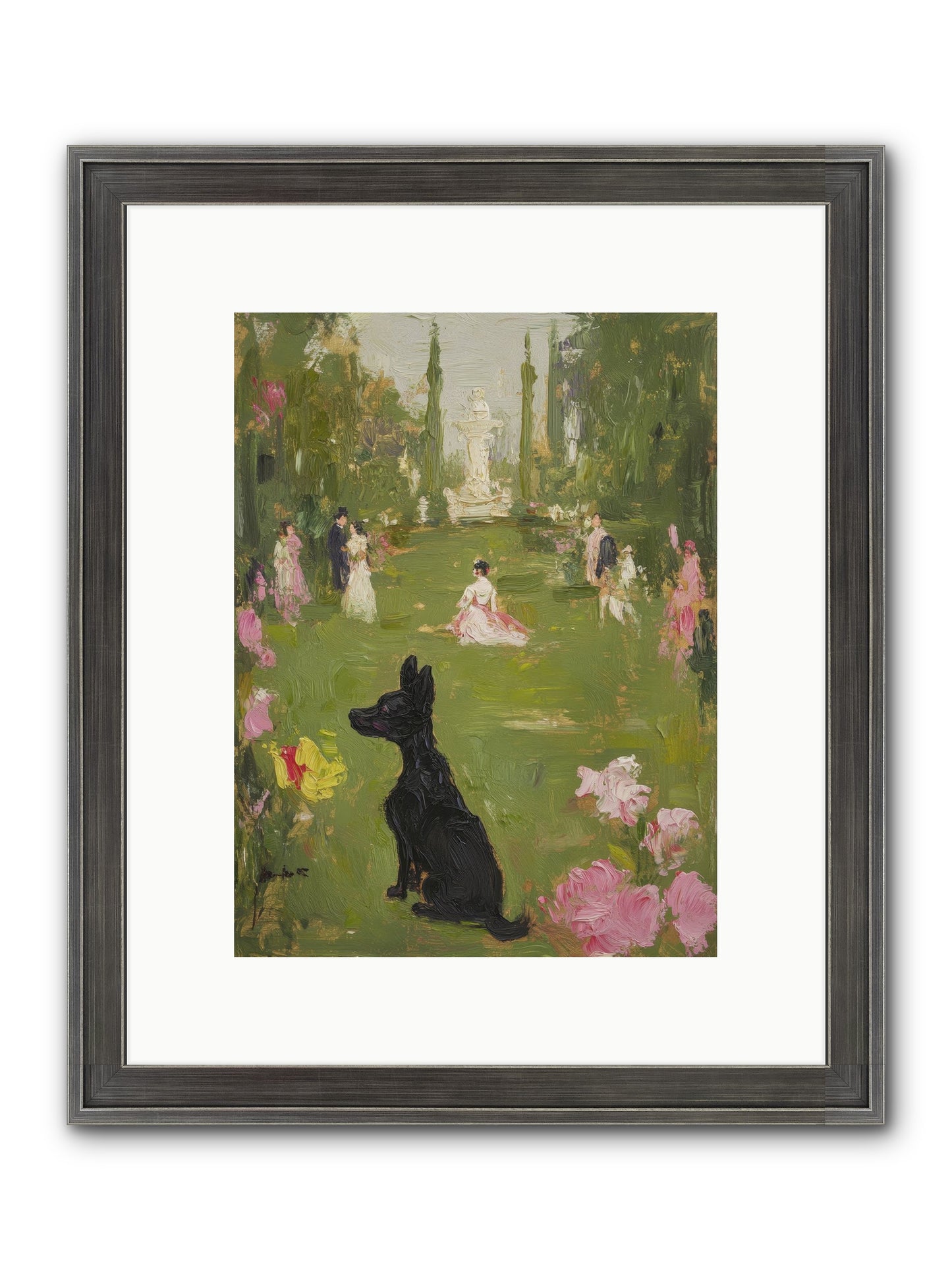 Sweet Serenity Framed Print - Slimwoods Black/Silver 9x12