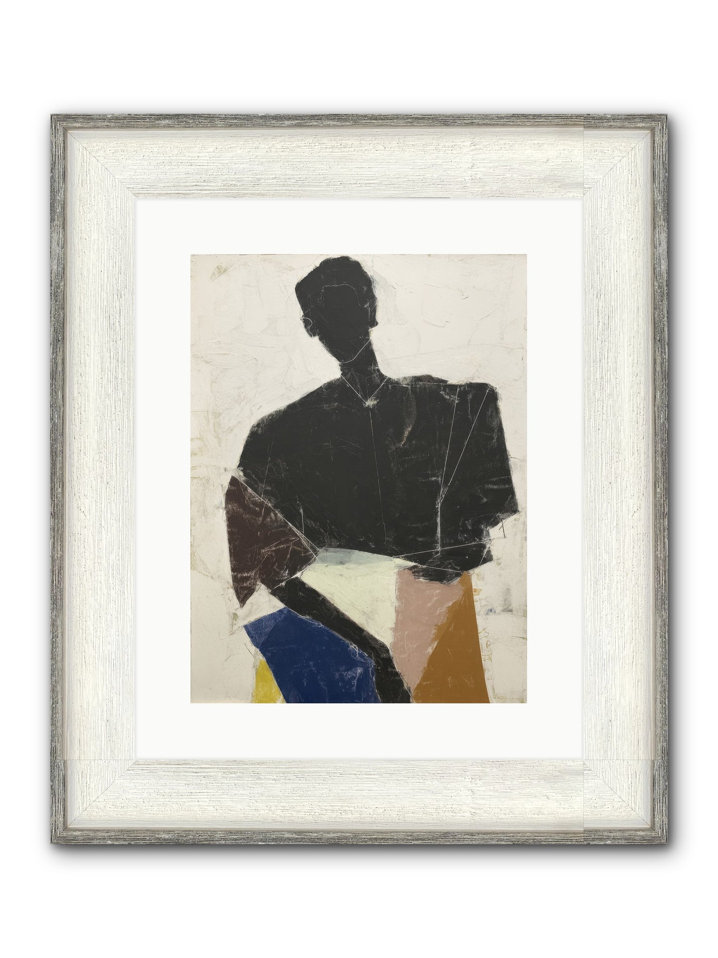 Sweet Solitude Framed Print - Driftwood White 12x16