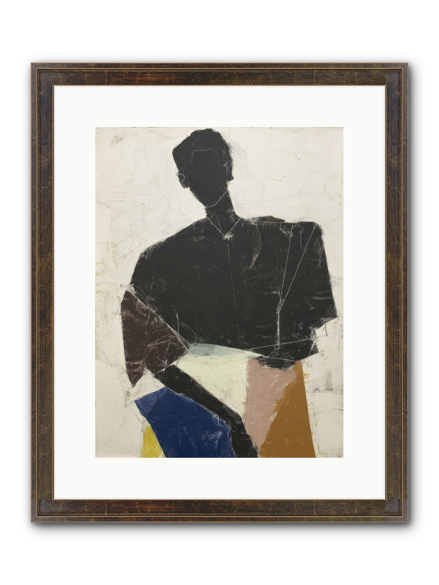 Sweet Solitude Framed Print - Slimwoods Black/Gold 12x16
