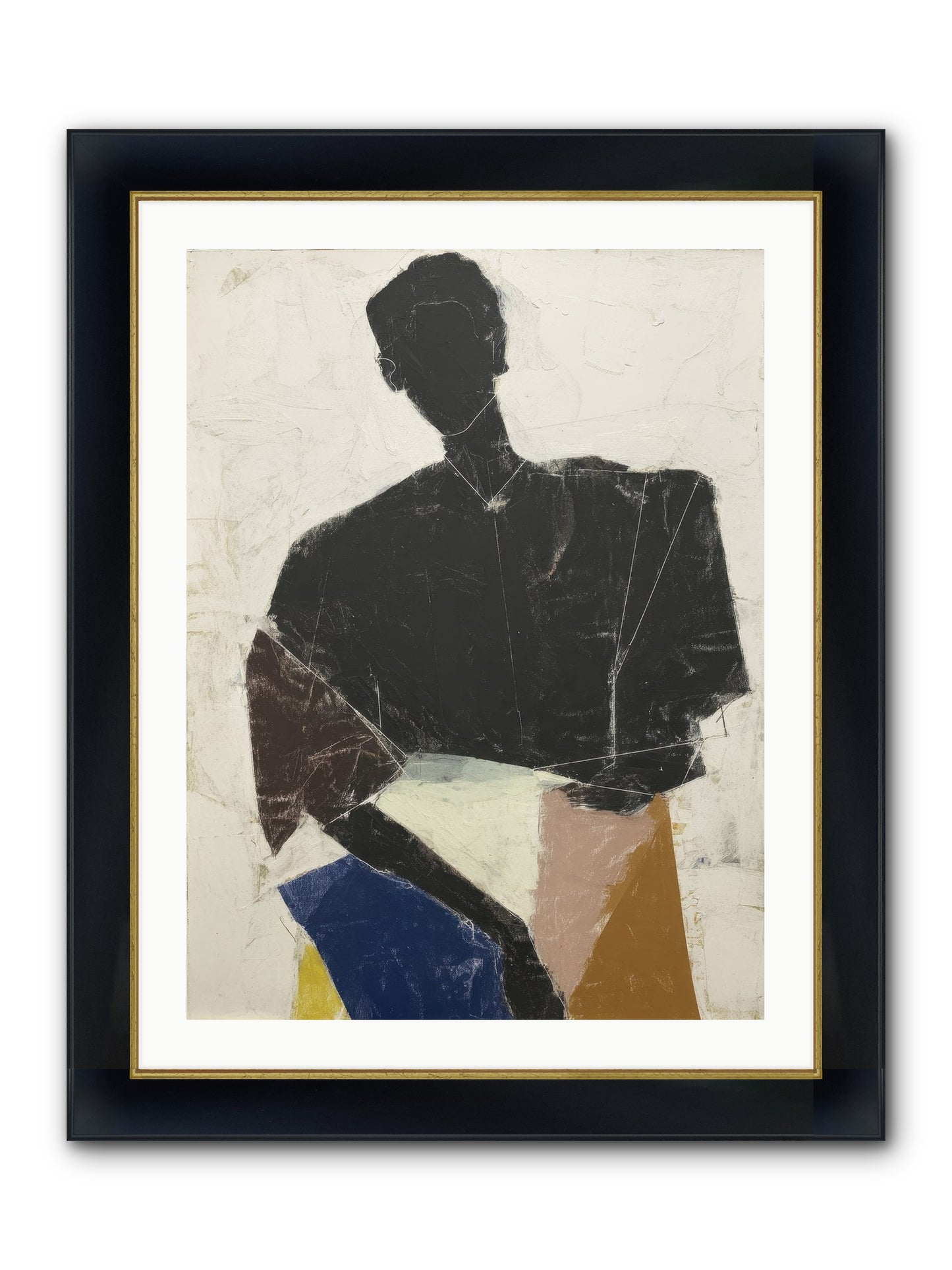 Sweet Solitude Framed Print - Wide Black w/Gold 24x32