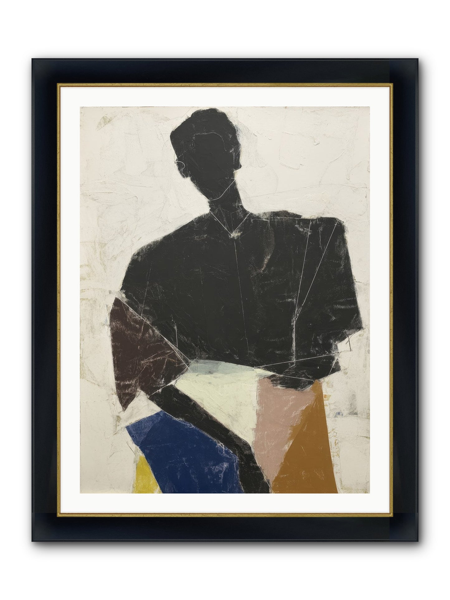 Sweet Solitude Framed Print - Wide Black w/Gold 30x40